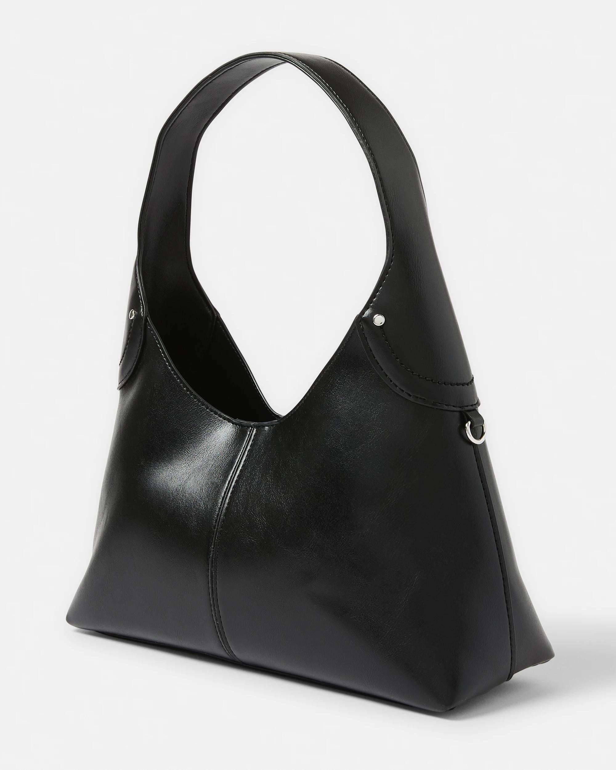 2 Half Moon Shoulder Bag Black, 2 of 5