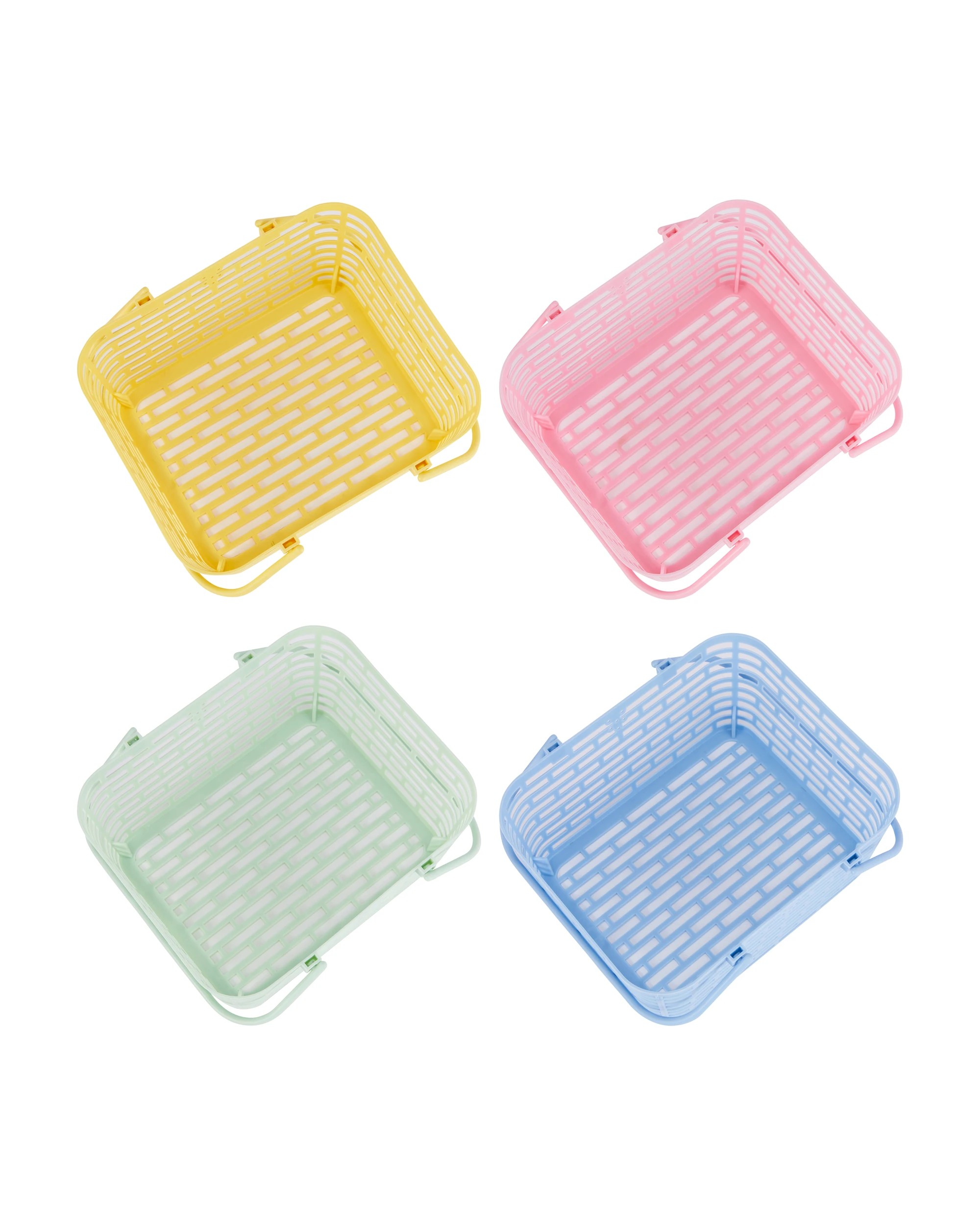 4 Easter Plastic Basket - Assorted, 4 of 5