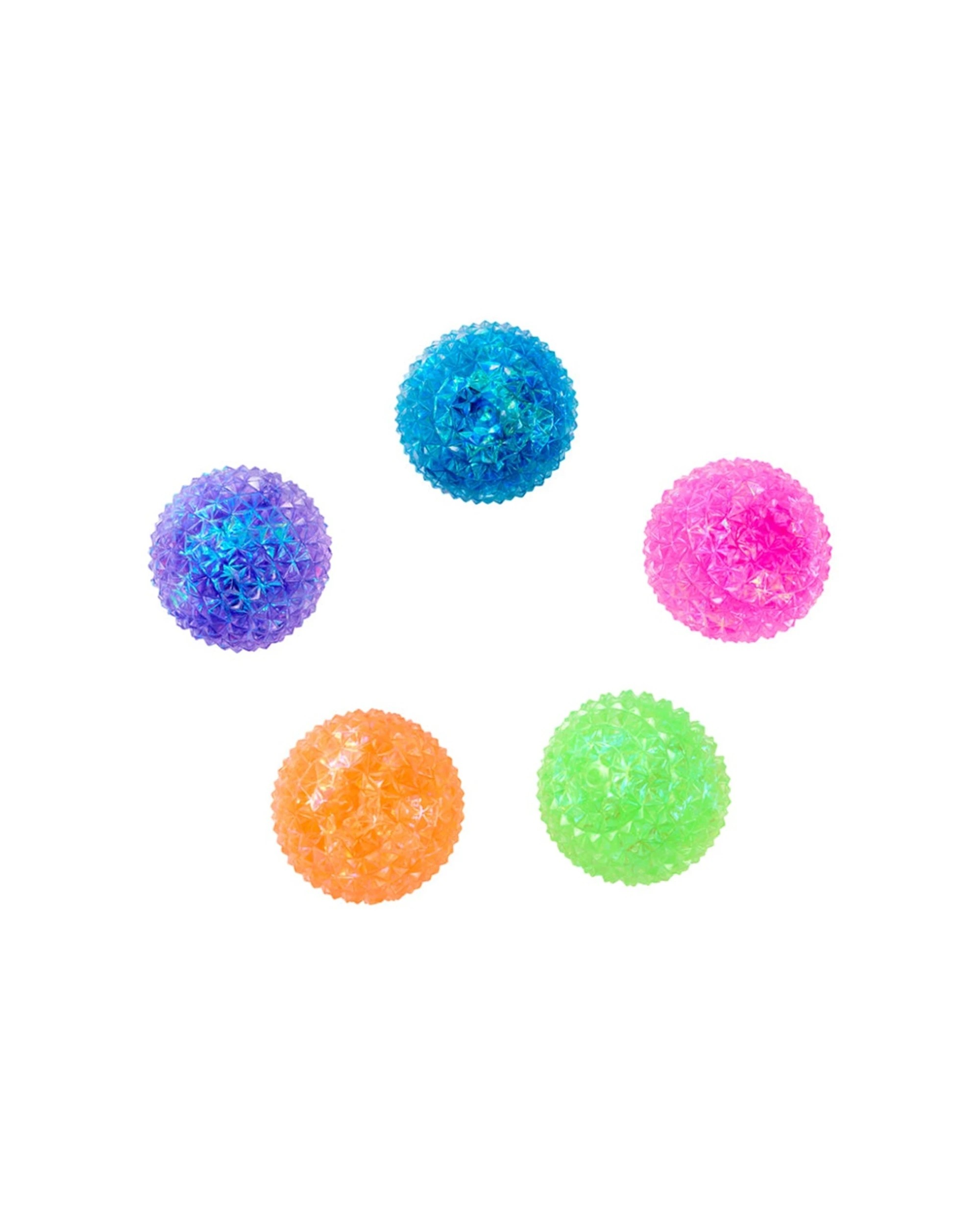 1 J'Adore Spiky Orb Squishy Sensory Stress Relief Ball Vibrant Stress Relief Fidget Toy 8cm - Multi - 24 Pack, 1 of 3