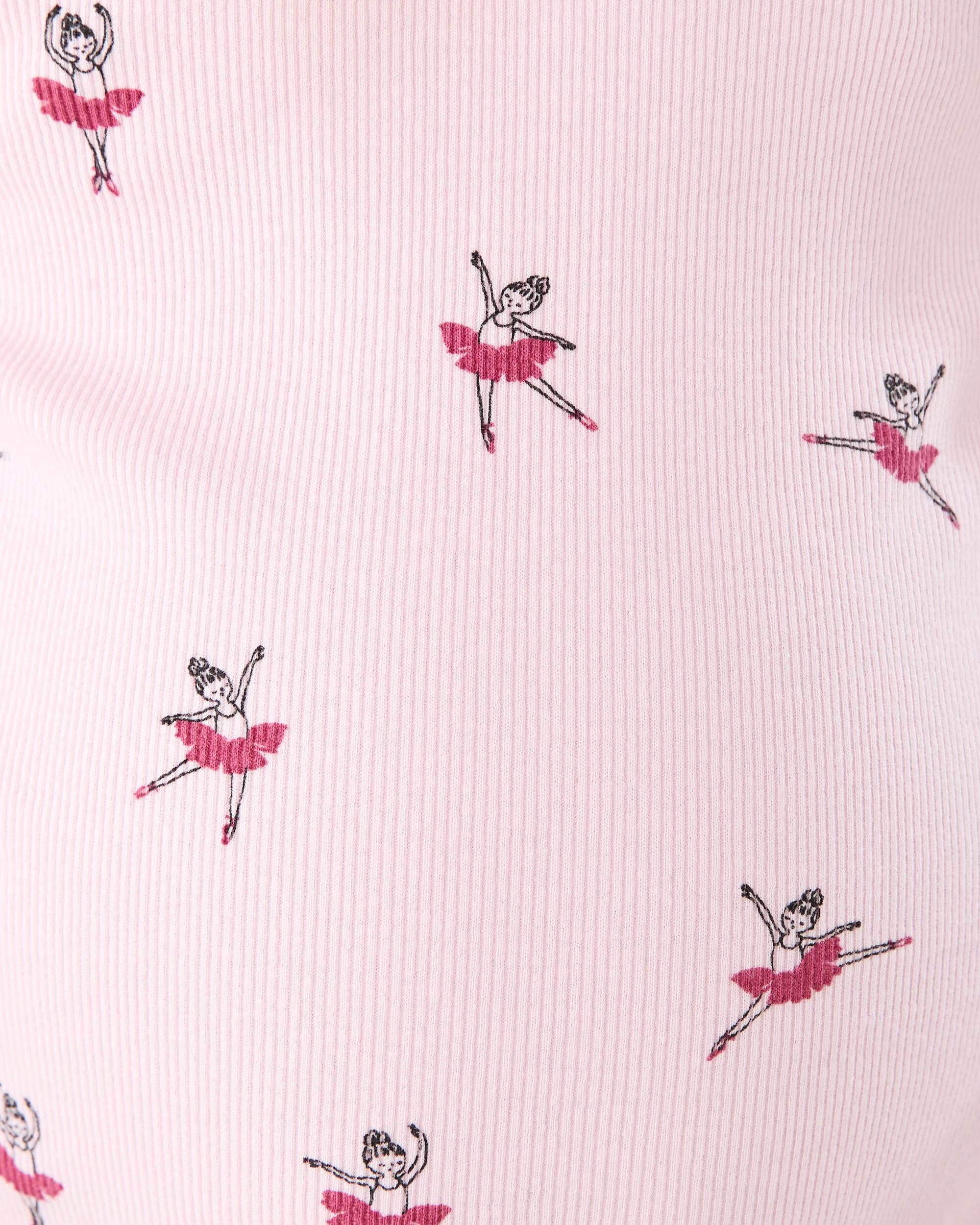 4 Ribbed Pyjama Set Pnk Balt, 4 of 7