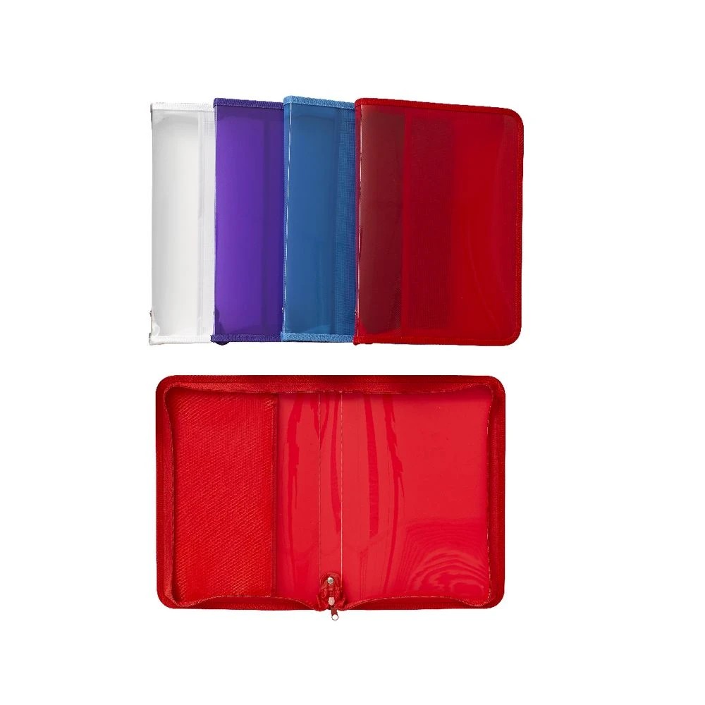 4 Ausinc A4 Zipped Document Folder Clear, 4 of 7