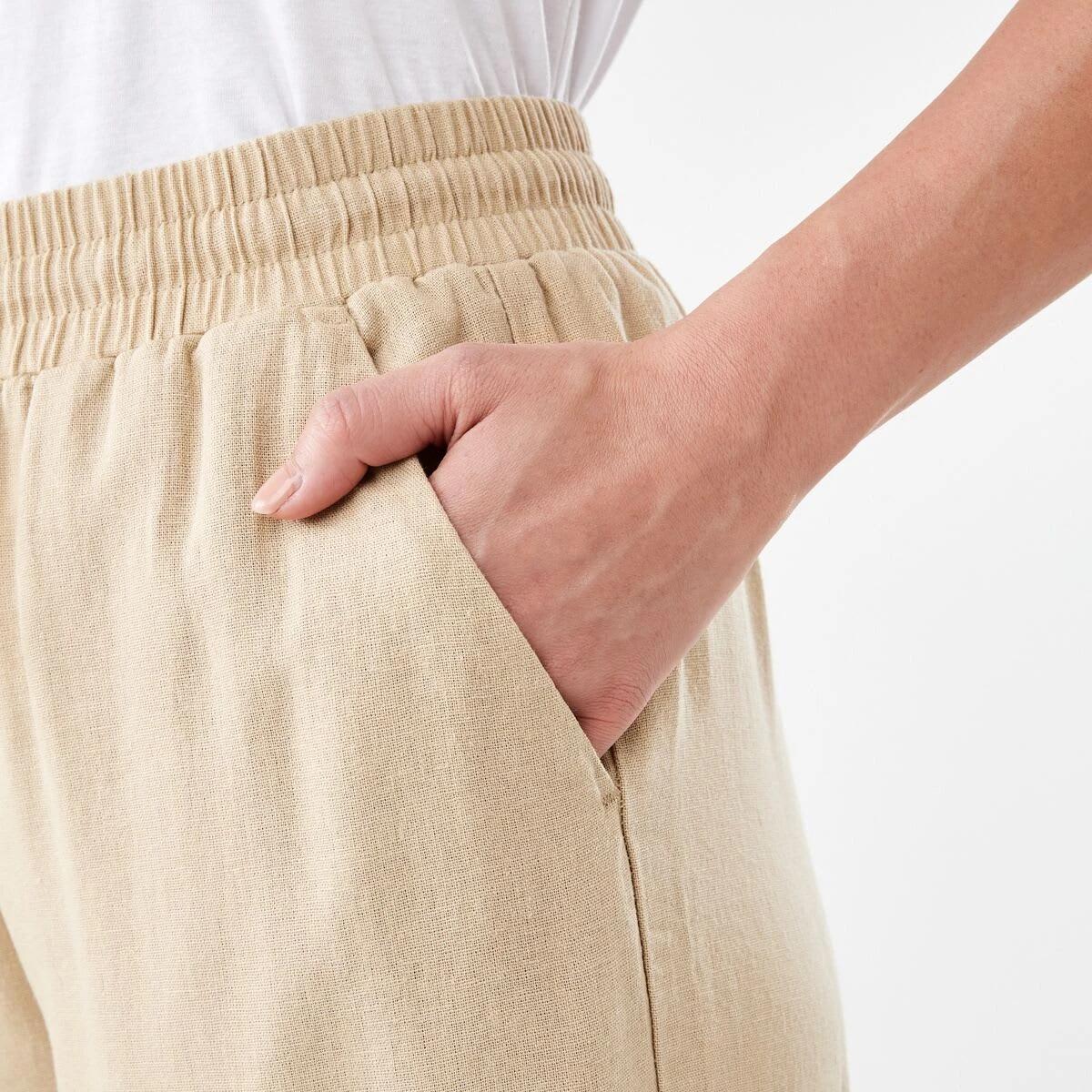 5 Linen Blend Wide Leg Pants LARK, 5 of 5