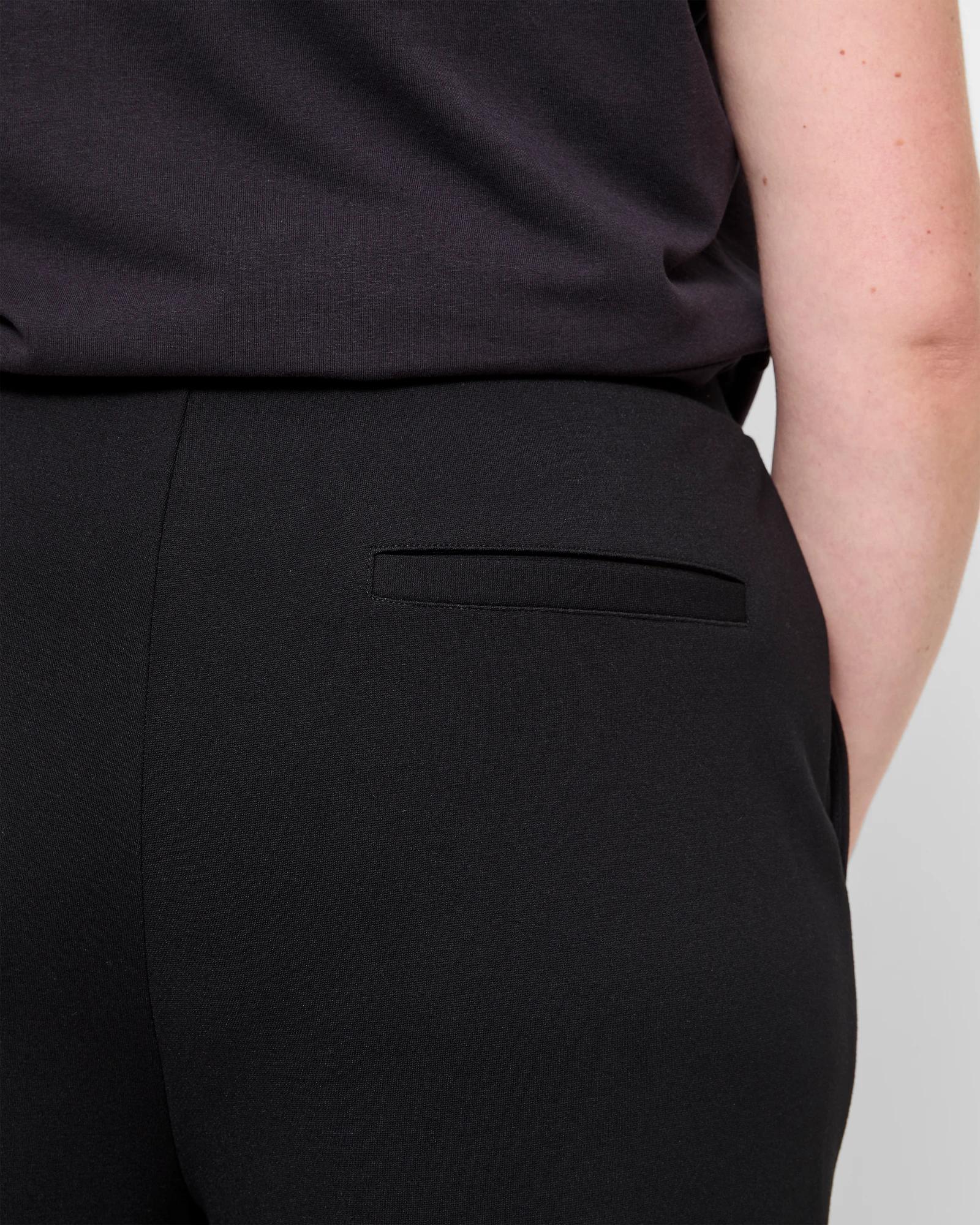 5 Target Plus Size Crop Length Wide Leg Ponte Pants BLACK, 5 of 5