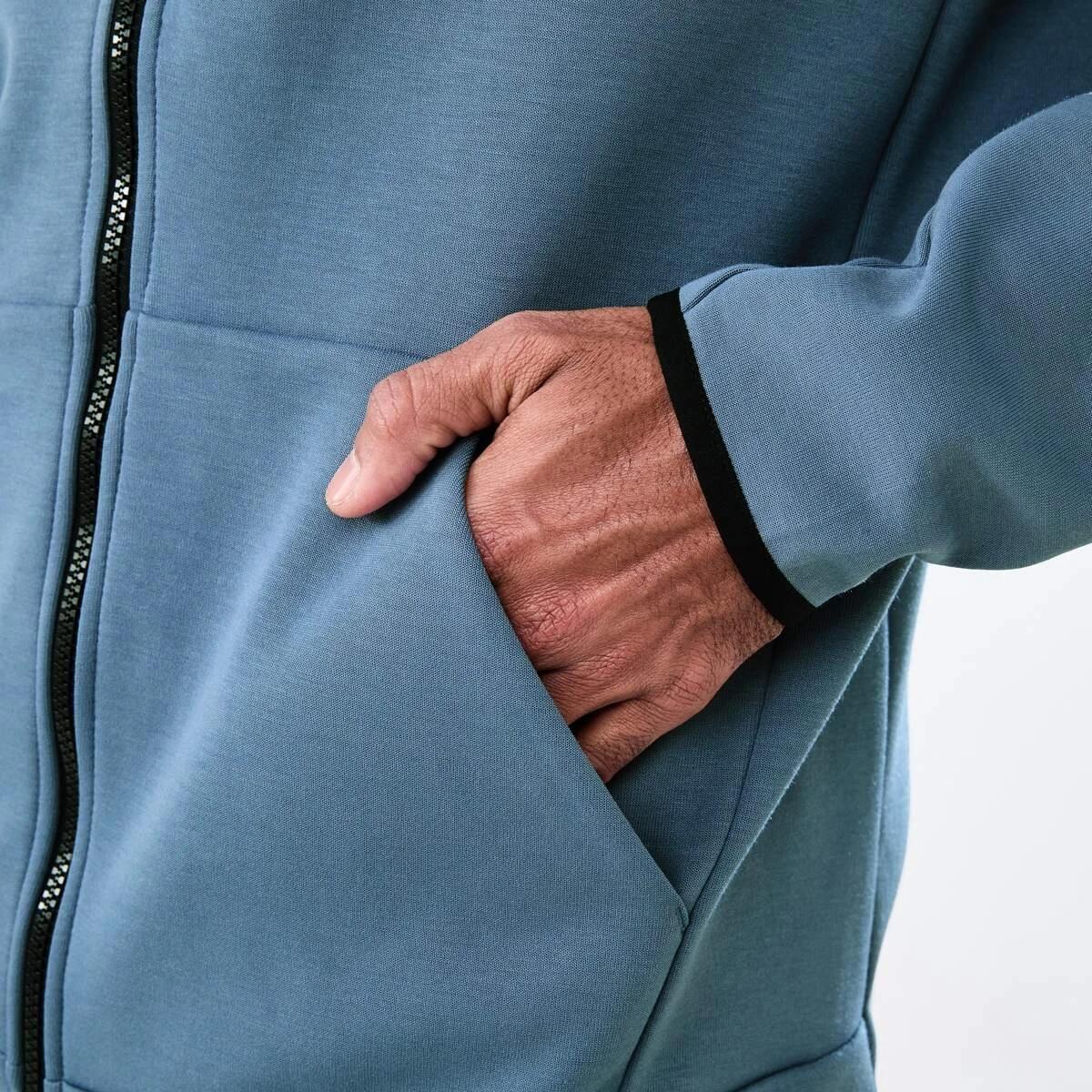 8 Active Mens Sports Hoodie FLINT STONE, 8 of 8