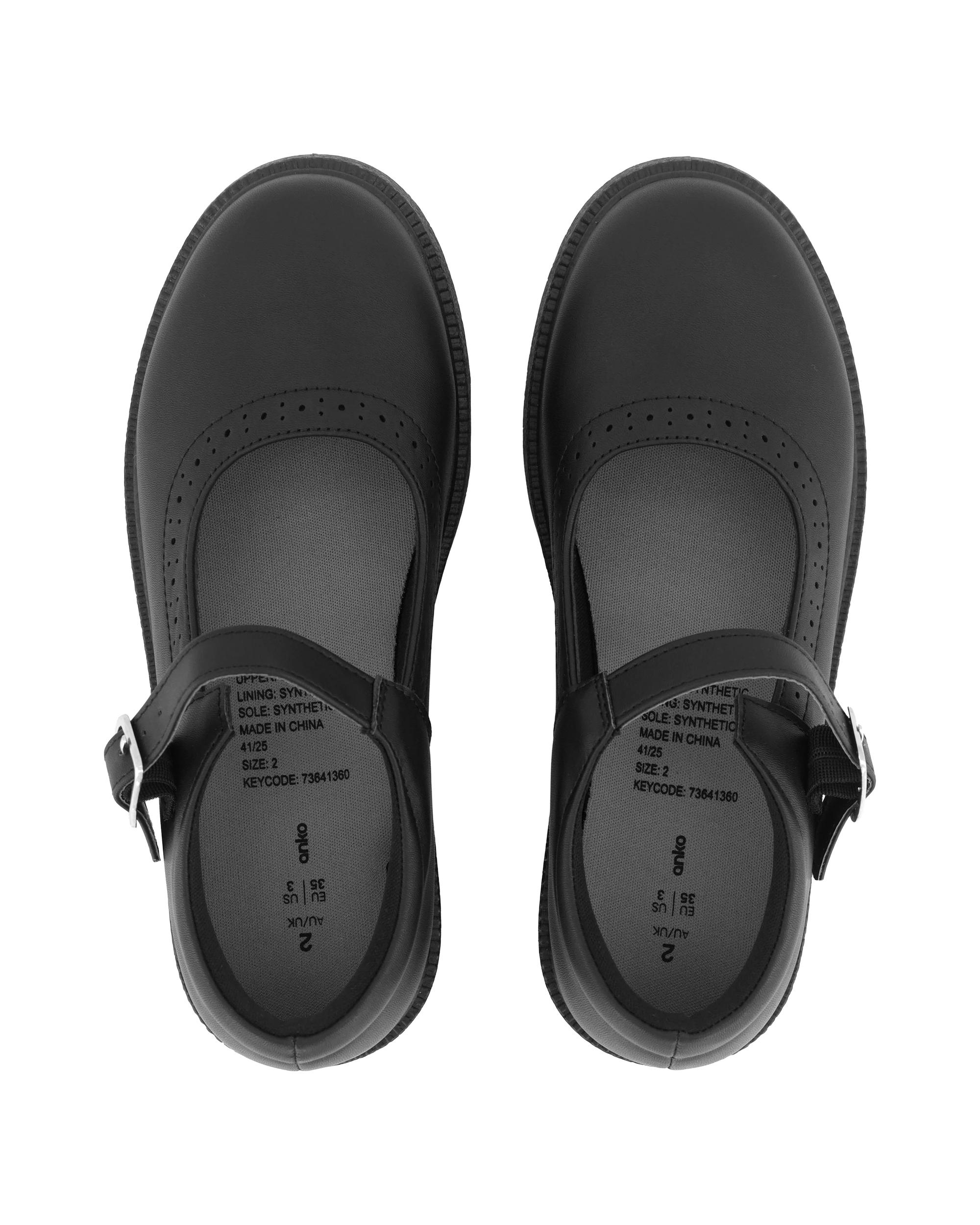 2 Senior School Shoes Black, 2 of 5