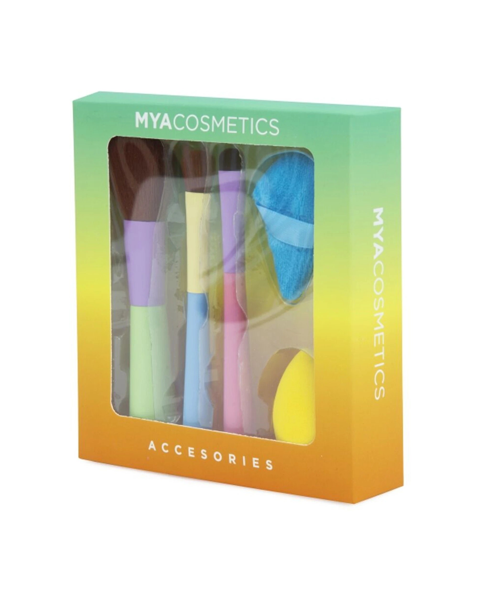 4 MYA Makeup Brushes & Sponges 2PK Complete Set - Multi, 4 of 4