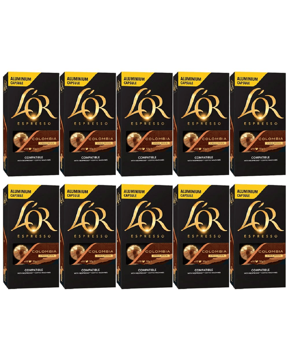 L'OR Espresso Coffee Capsules Colombia 100 Pack