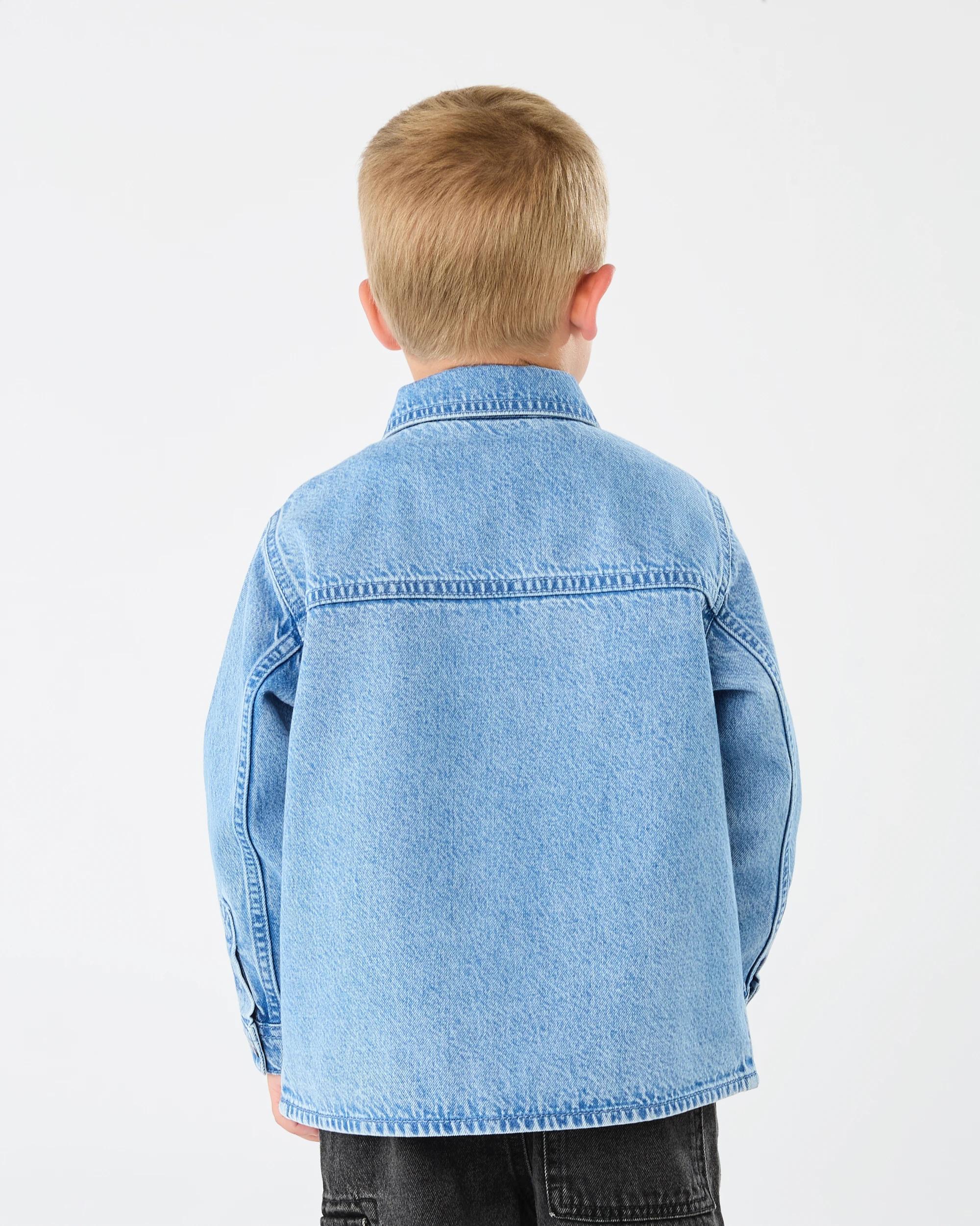 2 Denim Shacket Mid Wash, 2 of 8