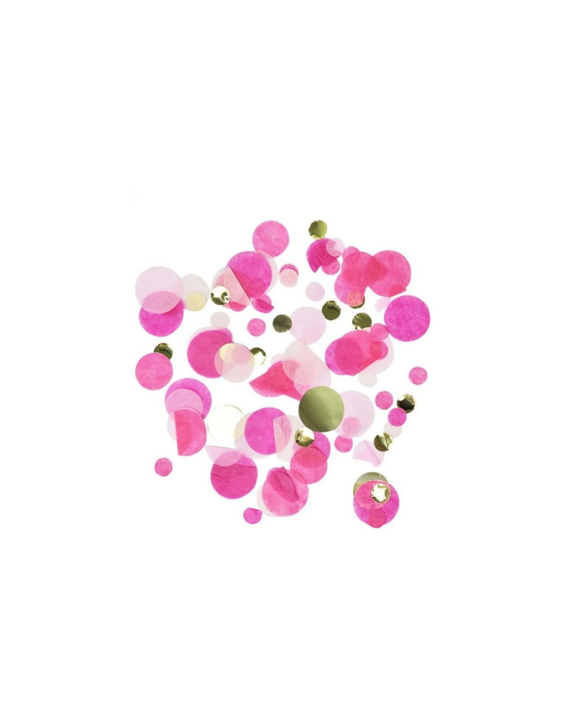1 Party Maker Pink & Gold Assorted Confetti Circles - Pink, 1 of 3