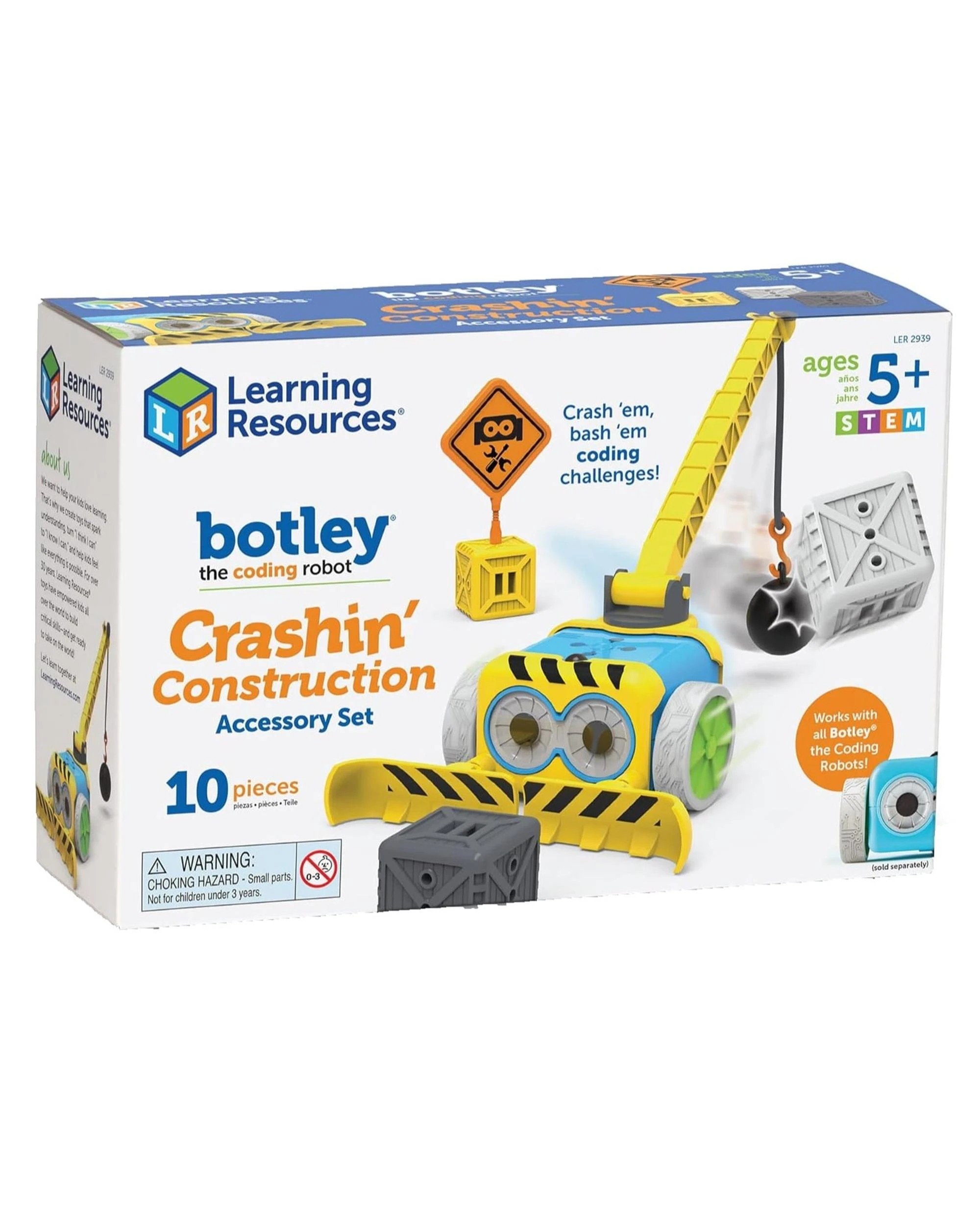 1 Learning Resources Botley The Coding Robot Crashin' Construction Accessory Set, 1 of 5