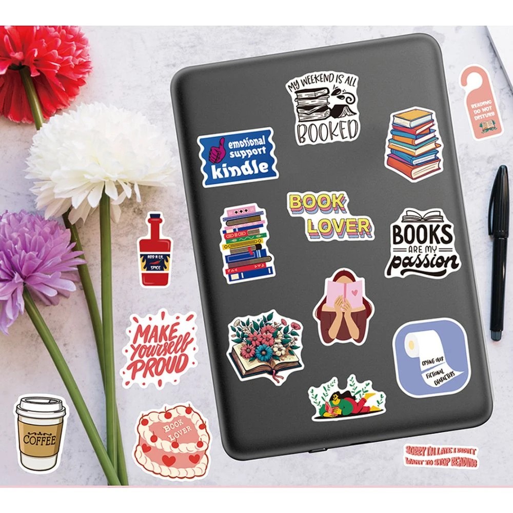 4 Otto Bookish Stickers 20 Pack, 4 of 5