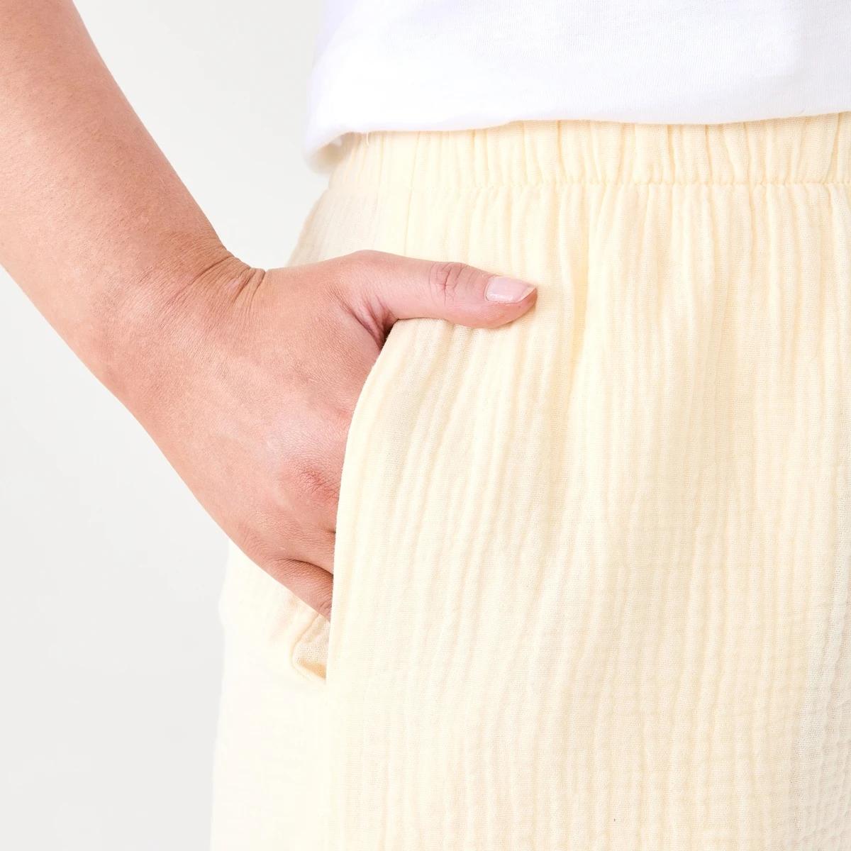 5 Double Cloth Shorts PASTEL YELLOW, 5 of 6