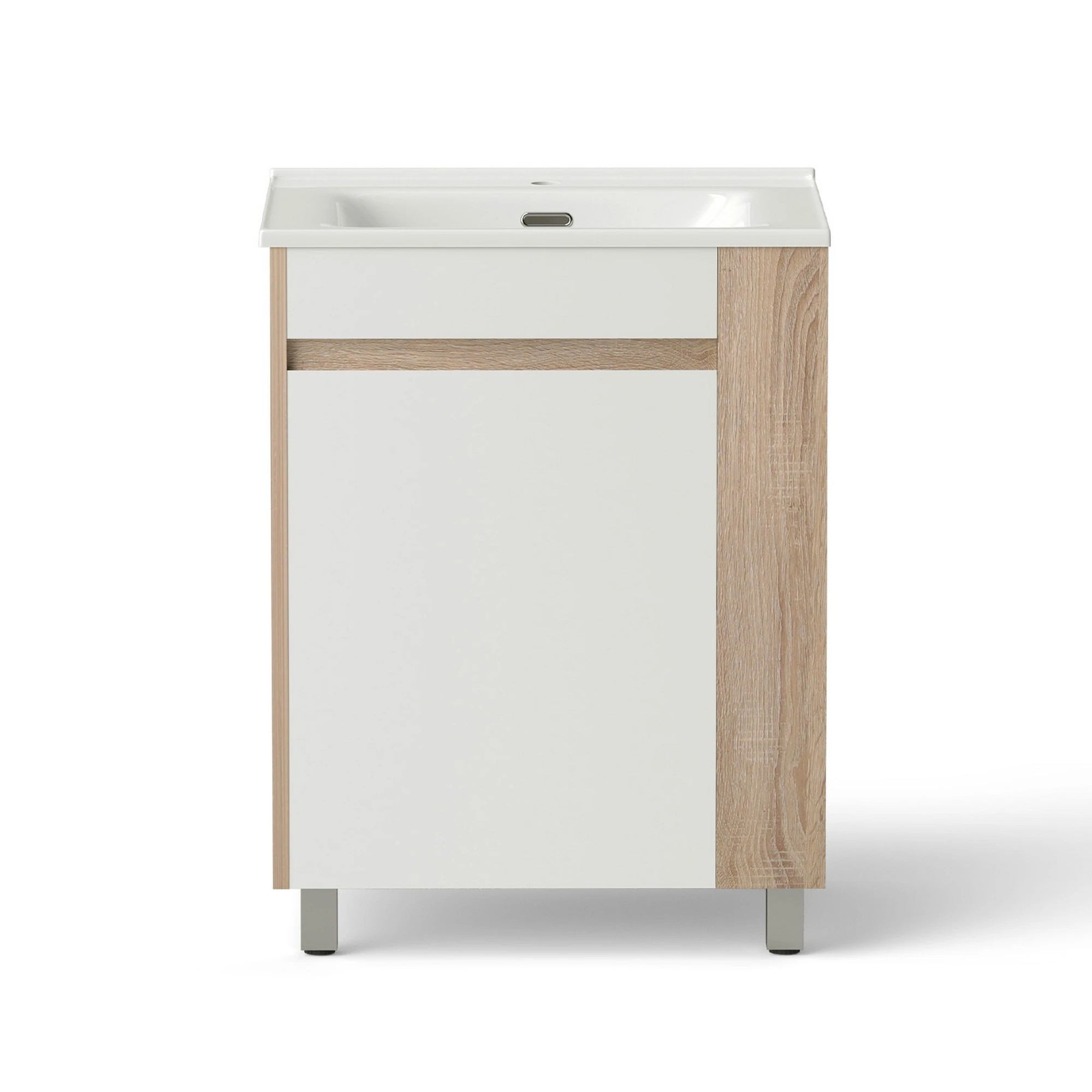 3 Cefito Vanity Unit 835mm Basin Bathroom Cabinet Side Storage Free Standing Sink, 3 of 3