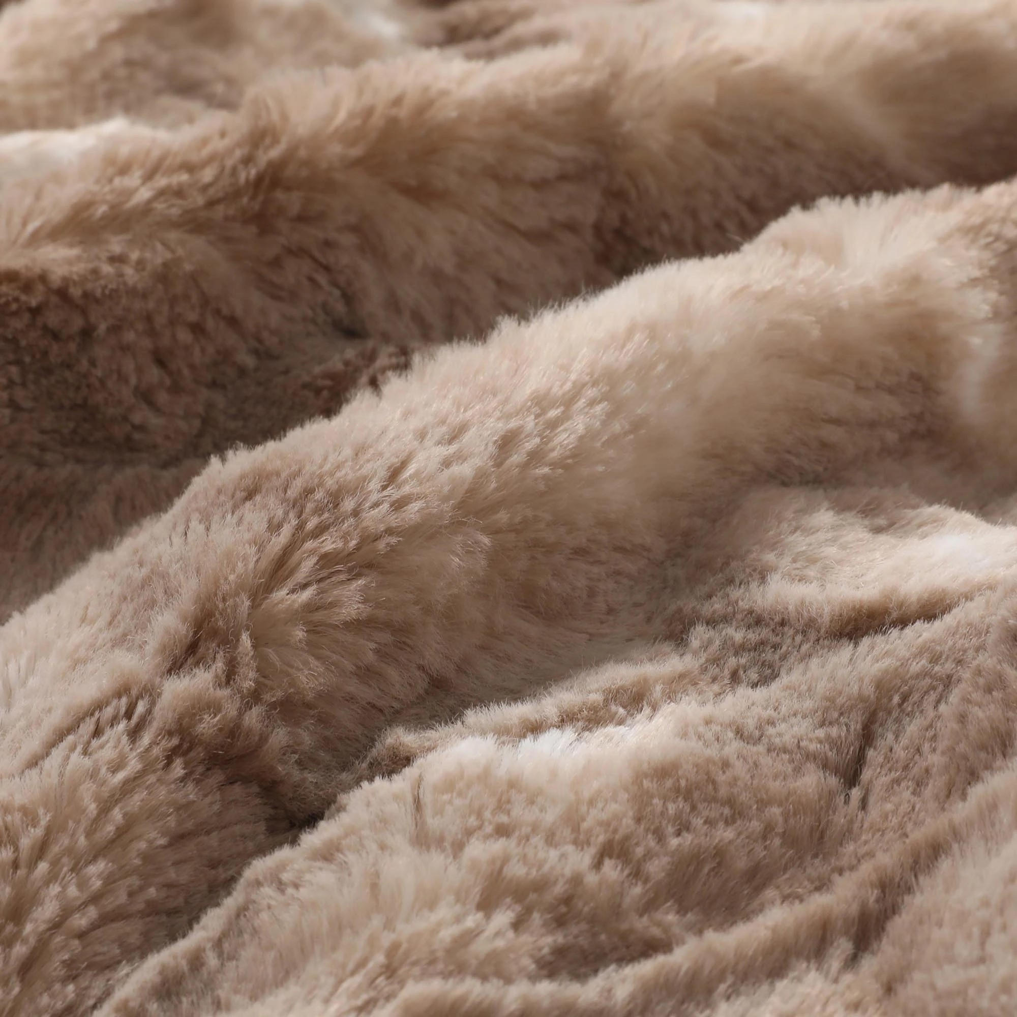 6 Dreamz Medium Brownfaux Fur Blanket, 6 of 6