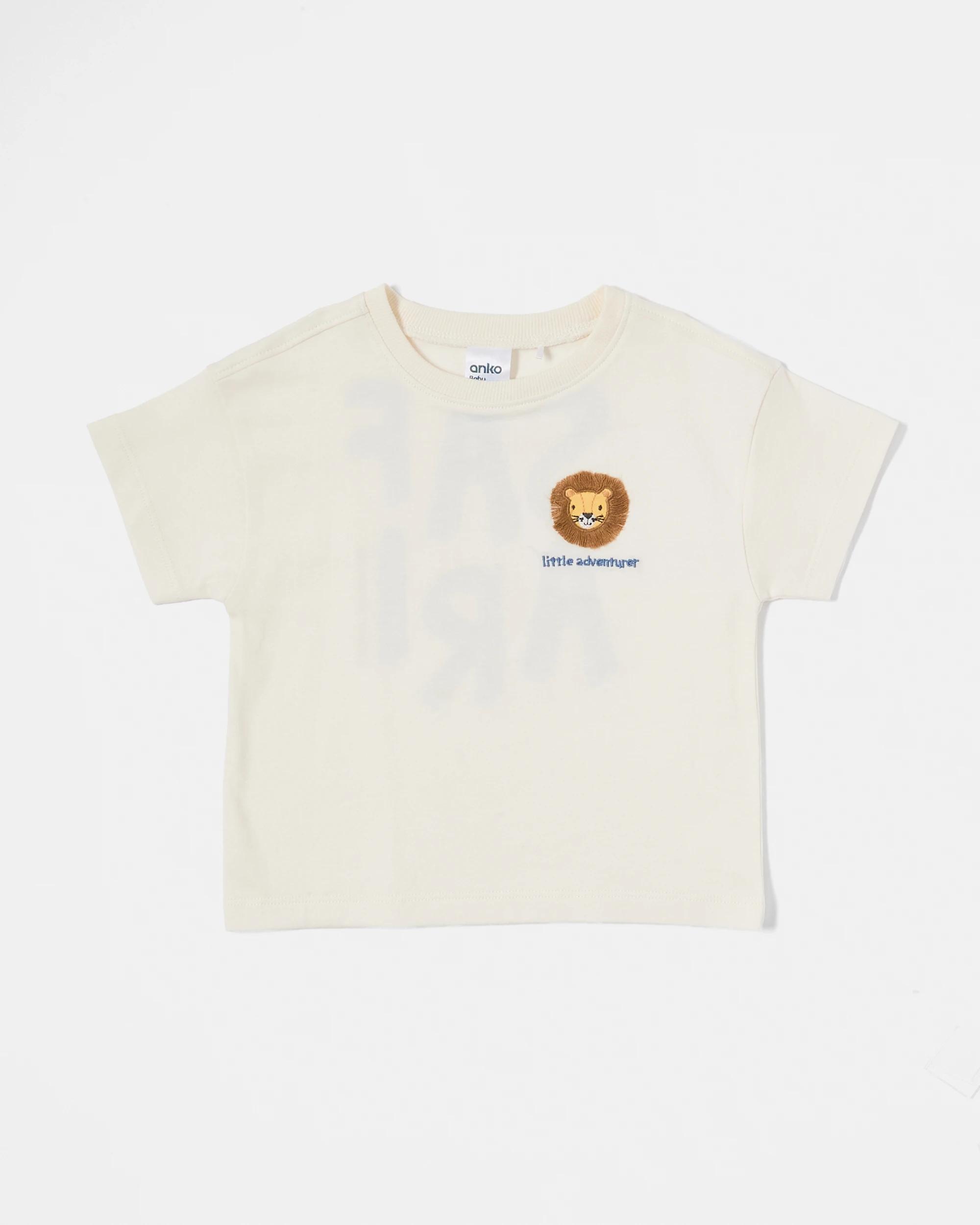 3 3 Pack Short Sleeve T-shirt BROWN LION, 3 of 8