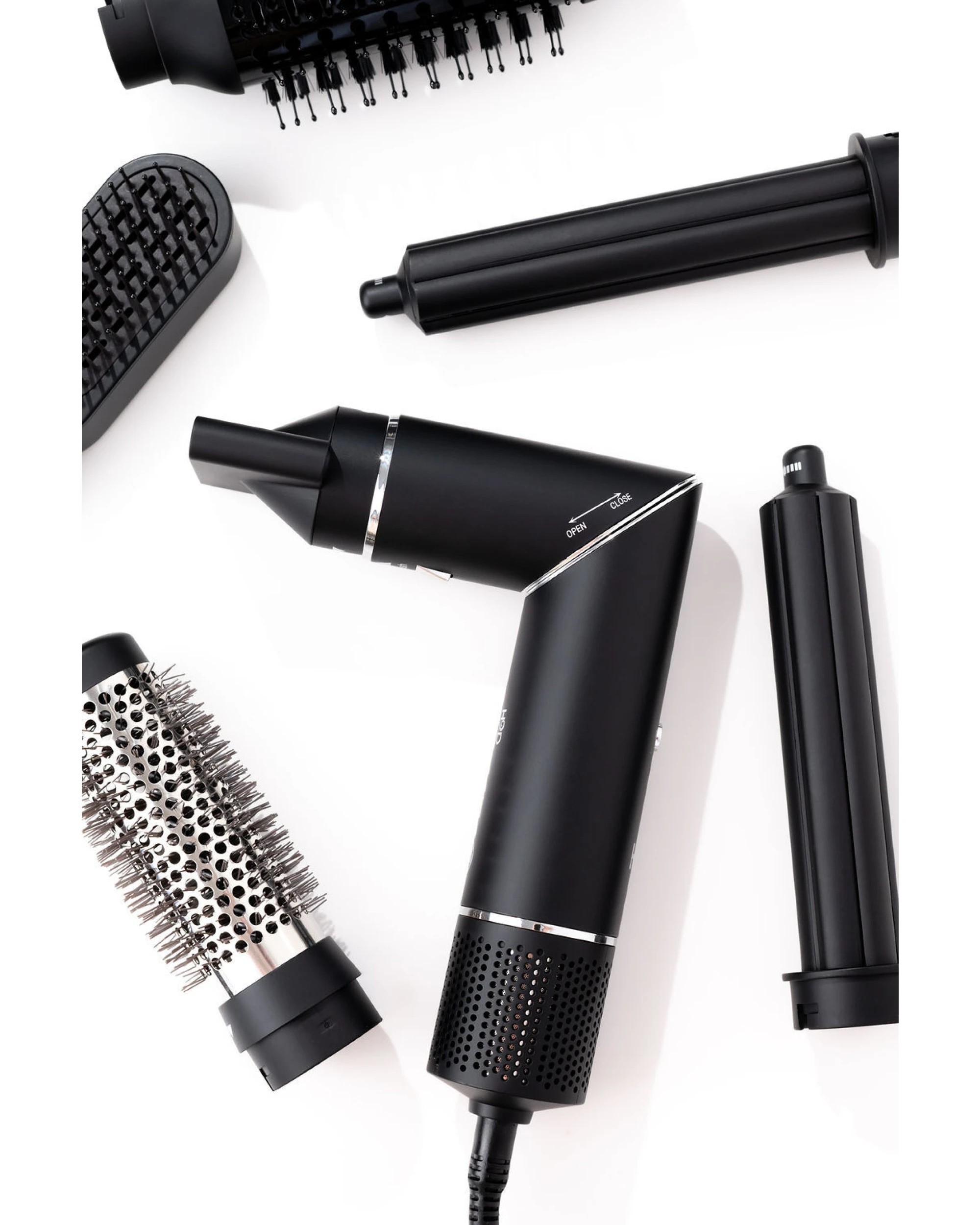 3 H2D 6-in-1 Ultra Styler Hair Styling Tool in Black Rose, 3 of 9