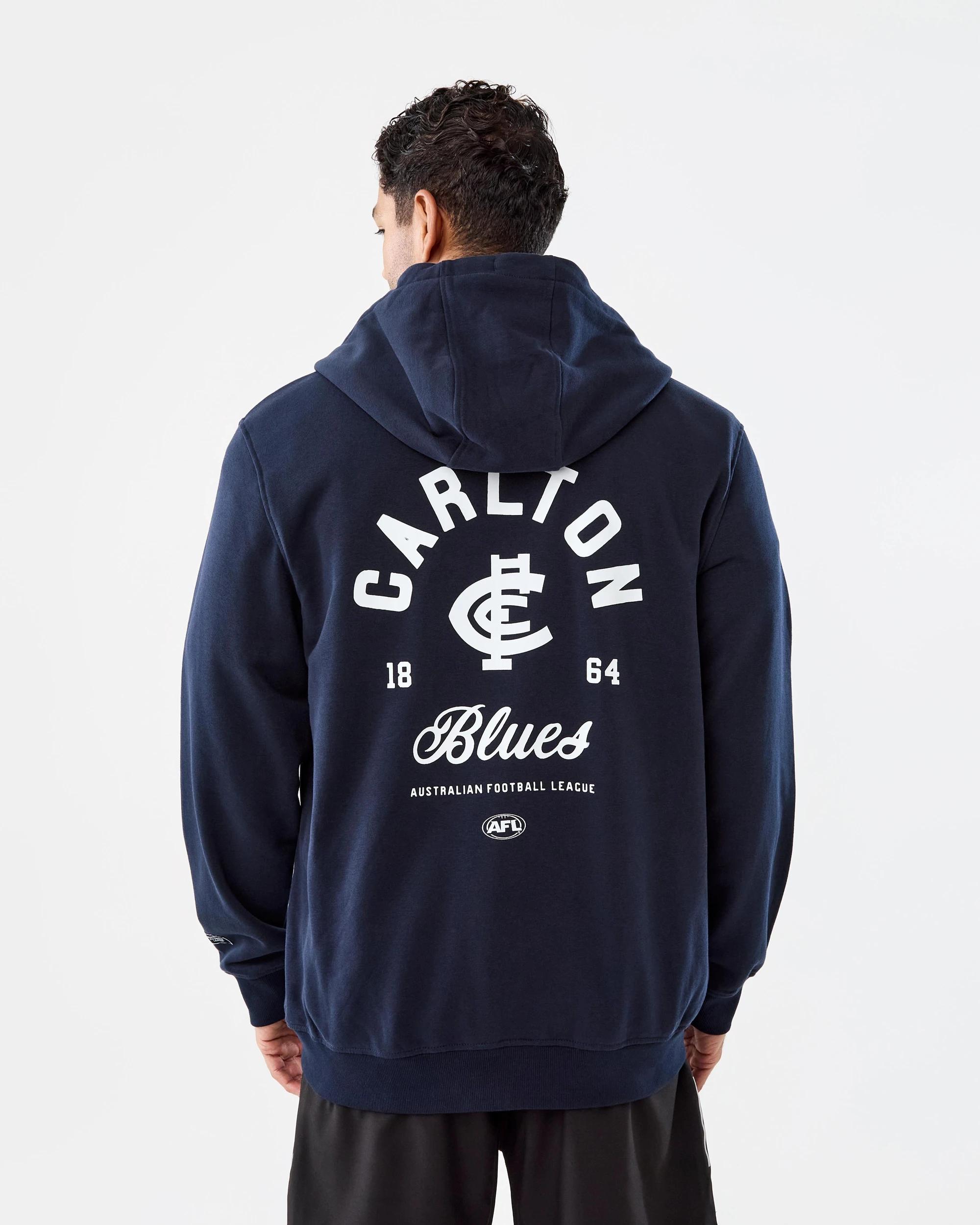 3 Official AFL Adult Zip Through Hoodie Carlton, 3 of 9