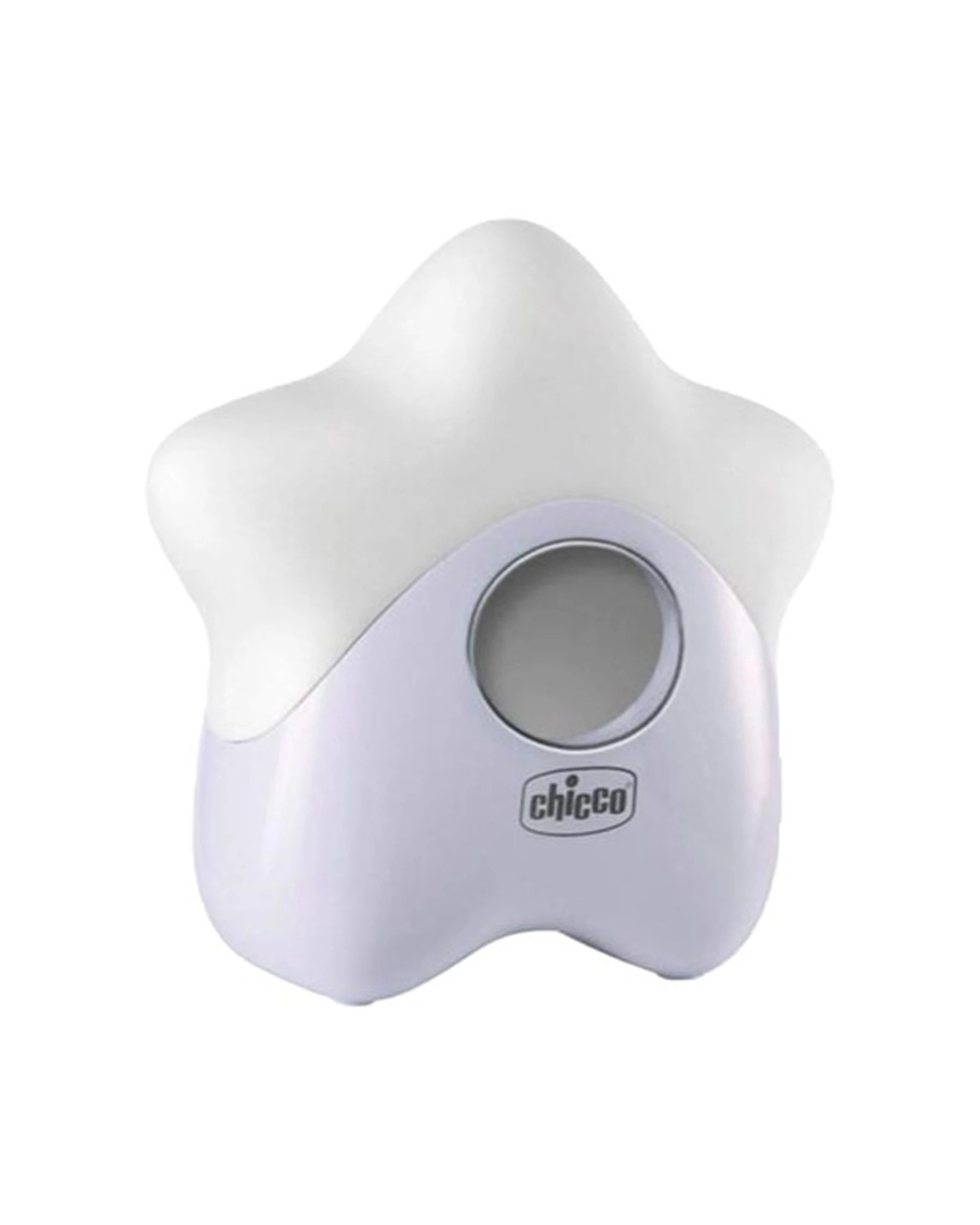2 Chicco Nursing Baby USB Star Night Light Thermometer Temperature Indicator - White, 2 of 2