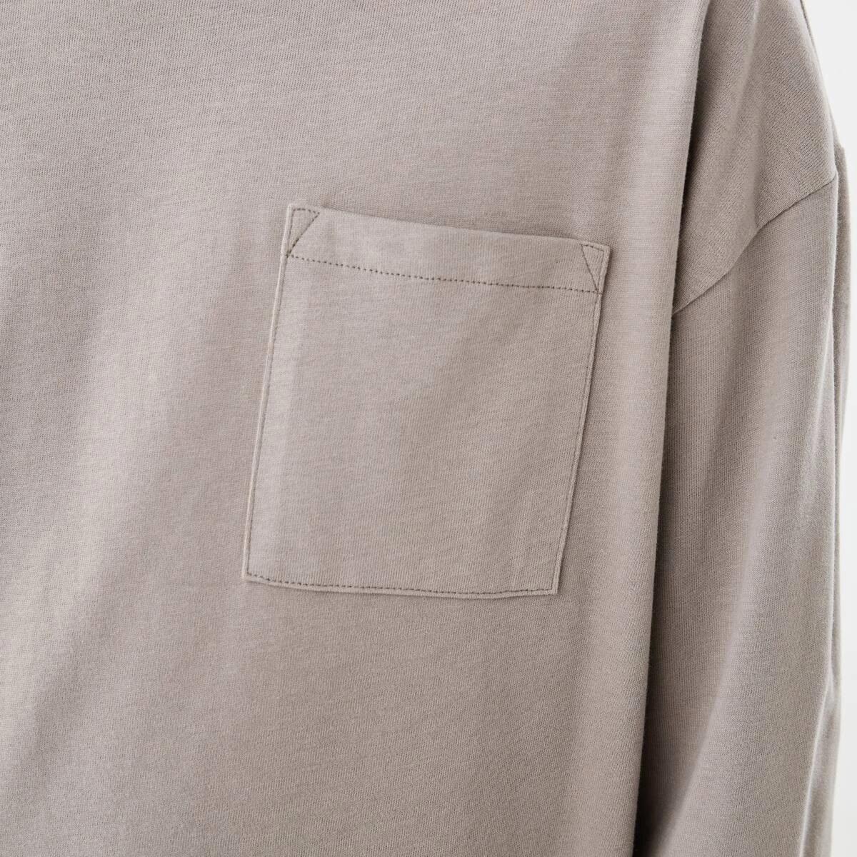 4 Heavyweight Oversized Long Sleeve T-shirt Moon Rock, 4 of 8