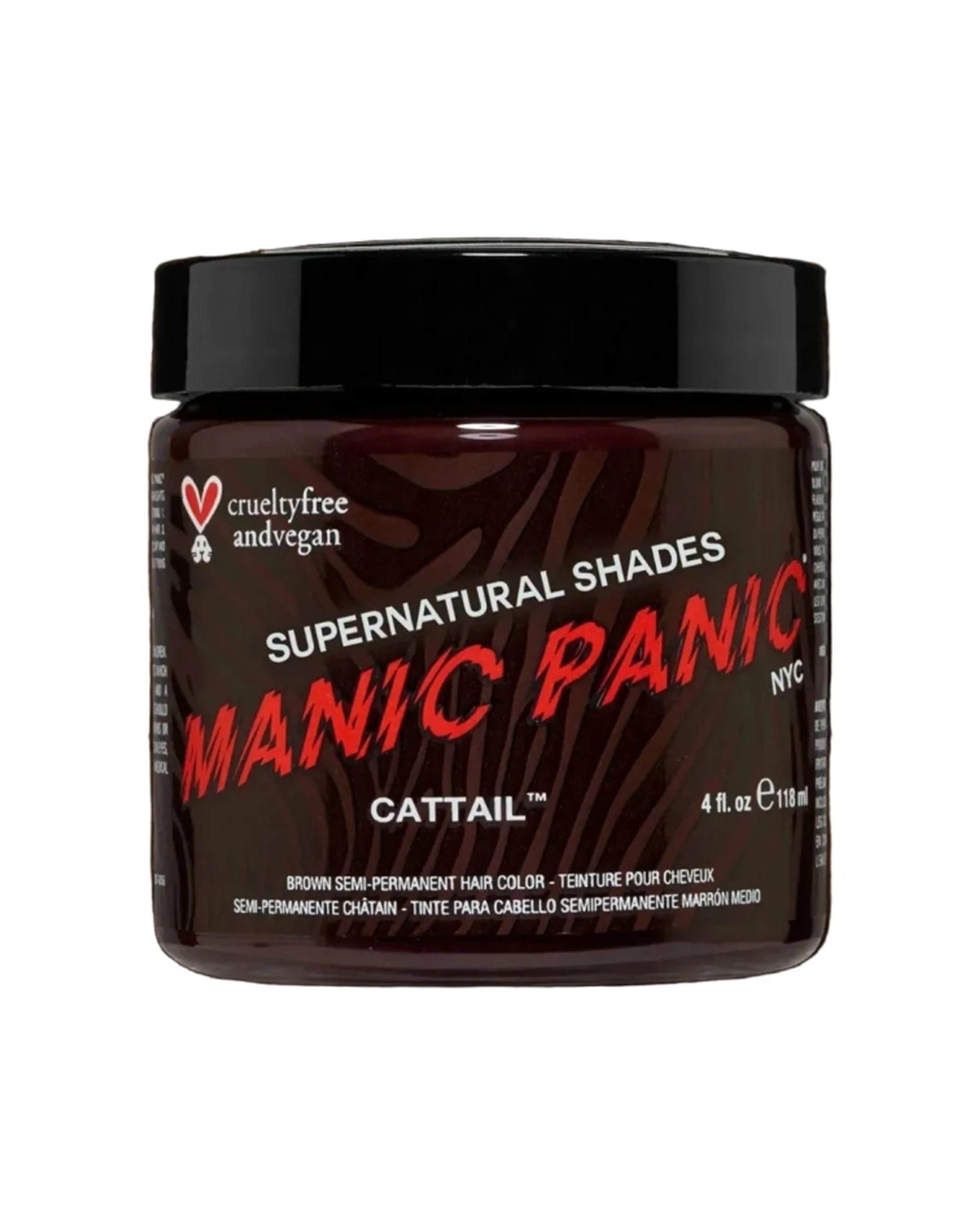 1 Manic Panic High Voltage Classic Hair Colour 118ml Cattail - Brown, 1 of 1