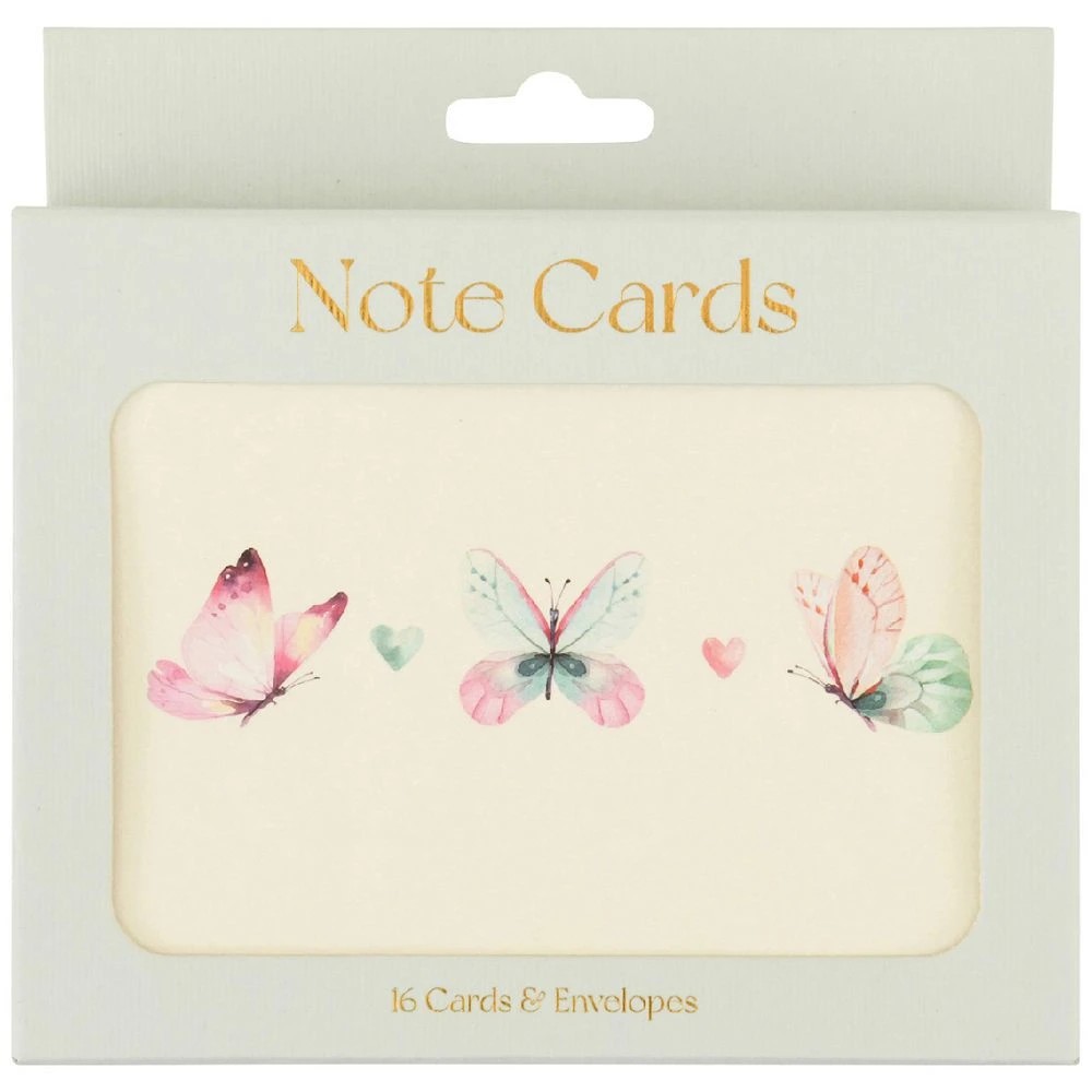 1 Otto FSC Cards Butterflies 16 Pack, 1 of 2