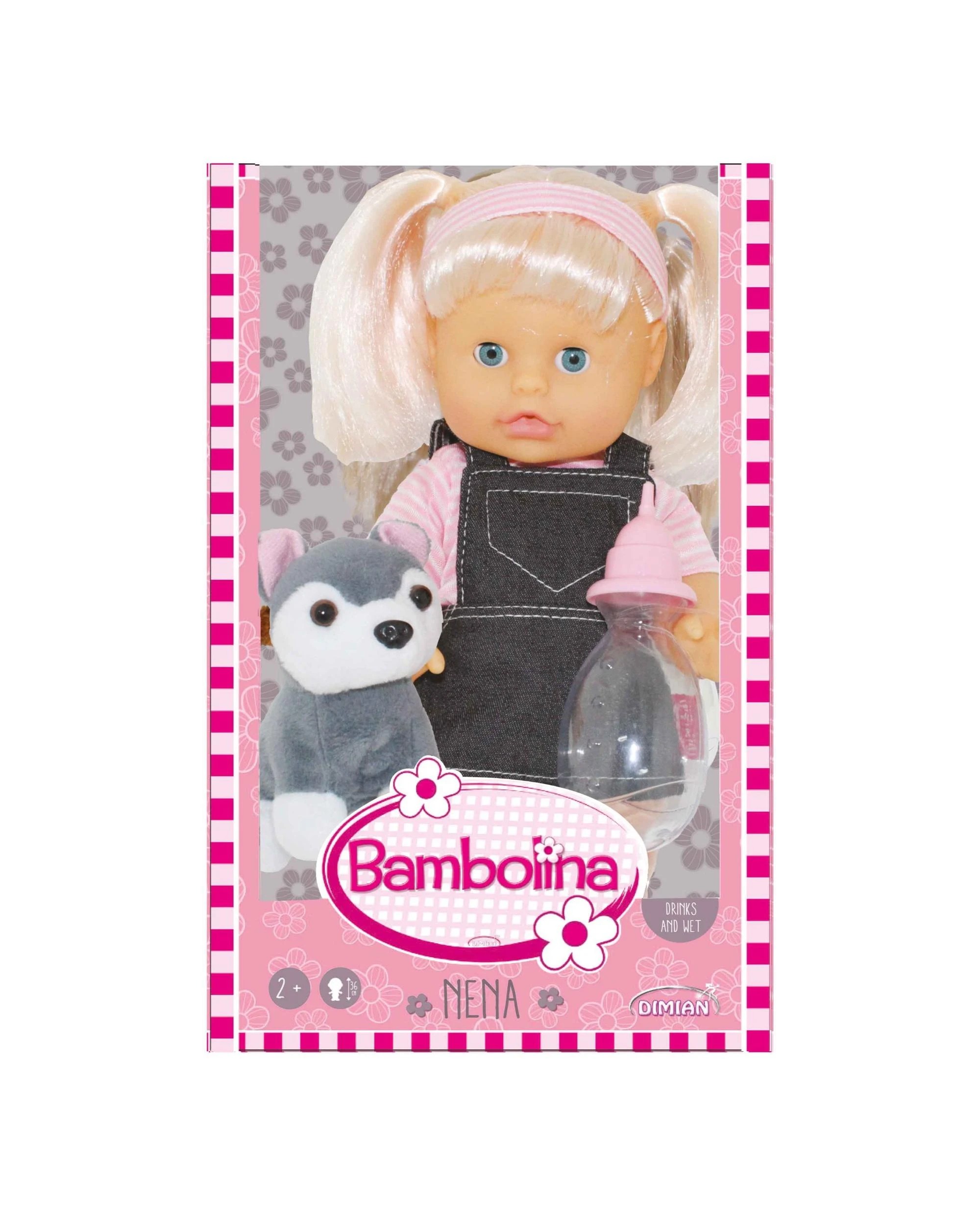 1 Bambolina Nena with Dog 36cm Doll, 1 of 1