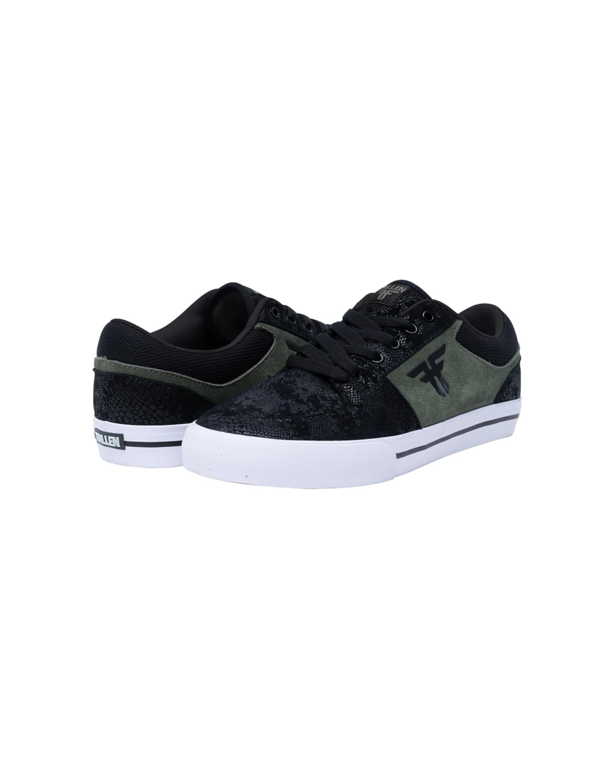 2 Fallen Footwear Men Patriot Classic Cupsole Skate Sneaker Cupsole FLX Tech BLACK/FOREST/SNAKE, 2 of 5
