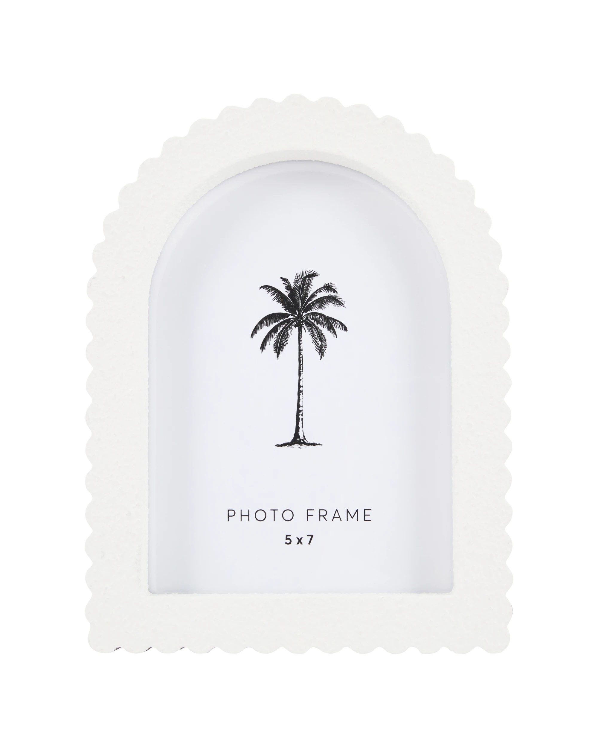 1 Arch Photo Frame - 5in. x 7in., White, 1 of 5