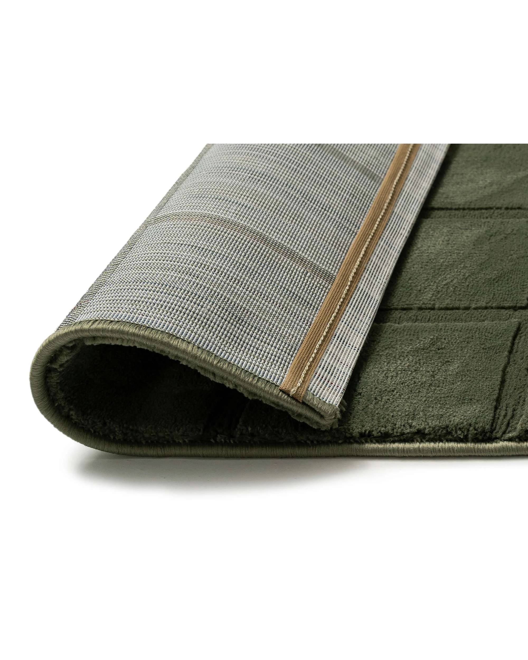 5 Loopsie Jerada Textured Moss Rug-370cm x 280cm - Green - Green, 5 of 10