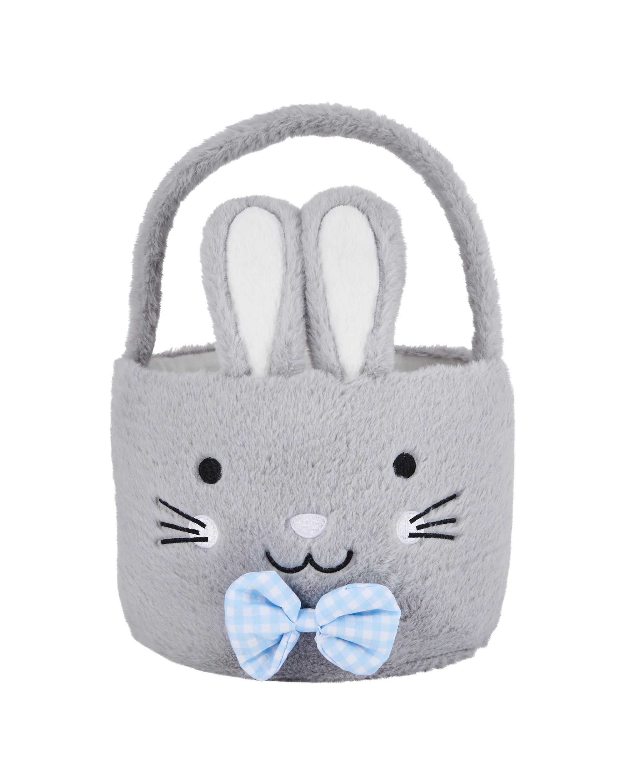 2 Jumbo Grey Bunny Basket, 2 of 5