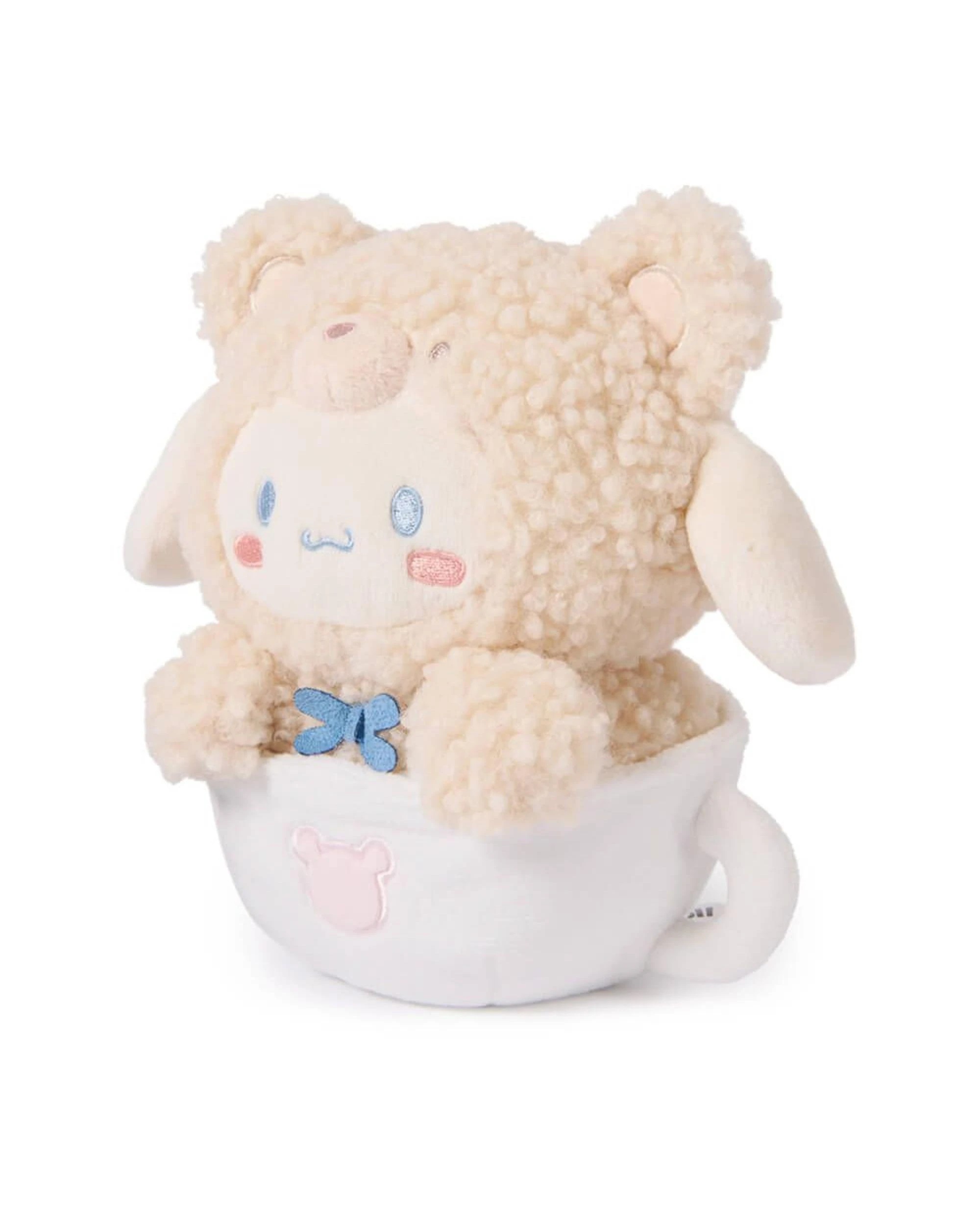 2 Gund Hello Kitty and Friends Cinnamoroll Latte Bear Small 15cm Plush, 2 of 5