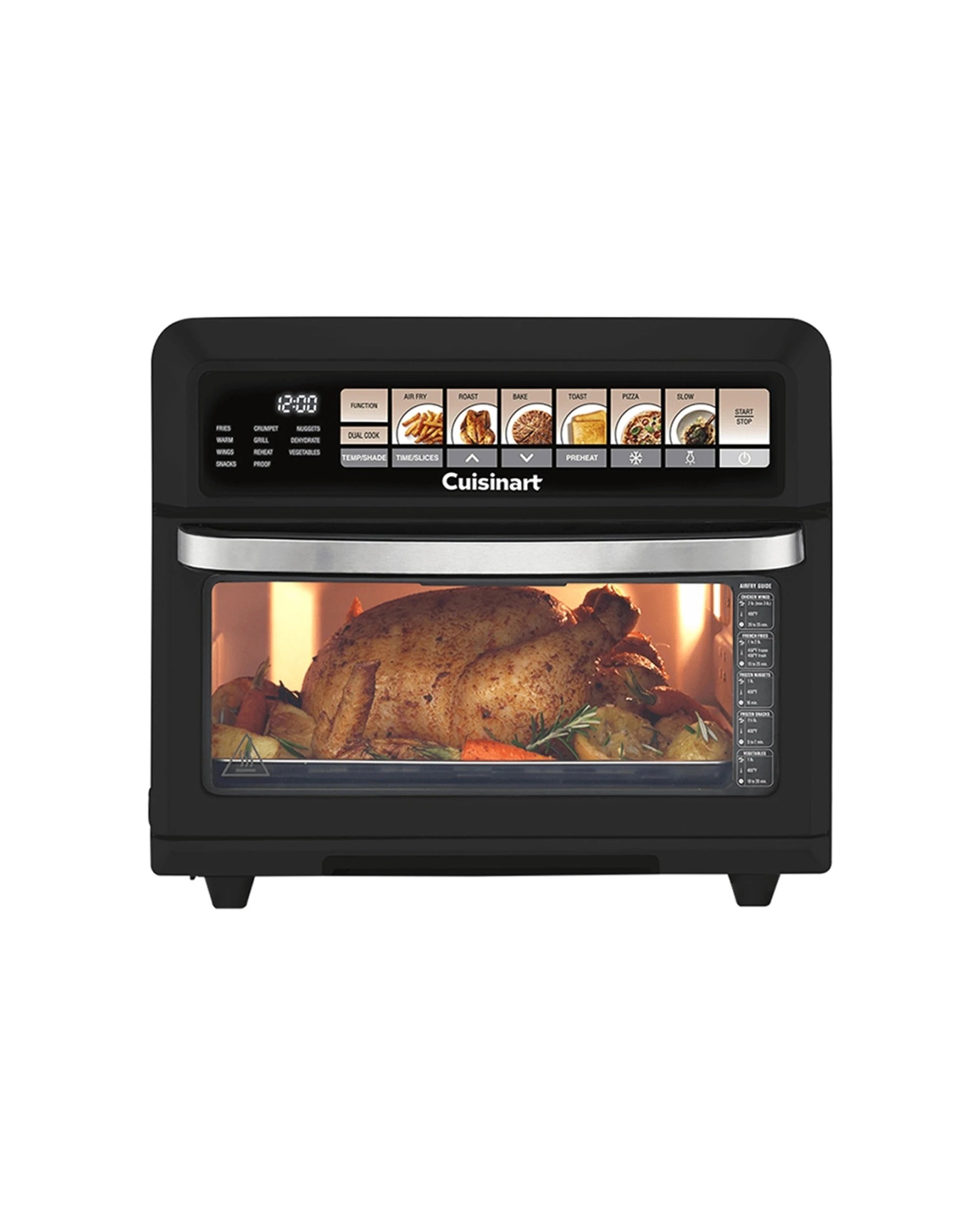 1 Cuisinart Electric Toaster Oven Air Crisp Pro 1630W Vacuum Insulated Matte - Black, 1 of 5
