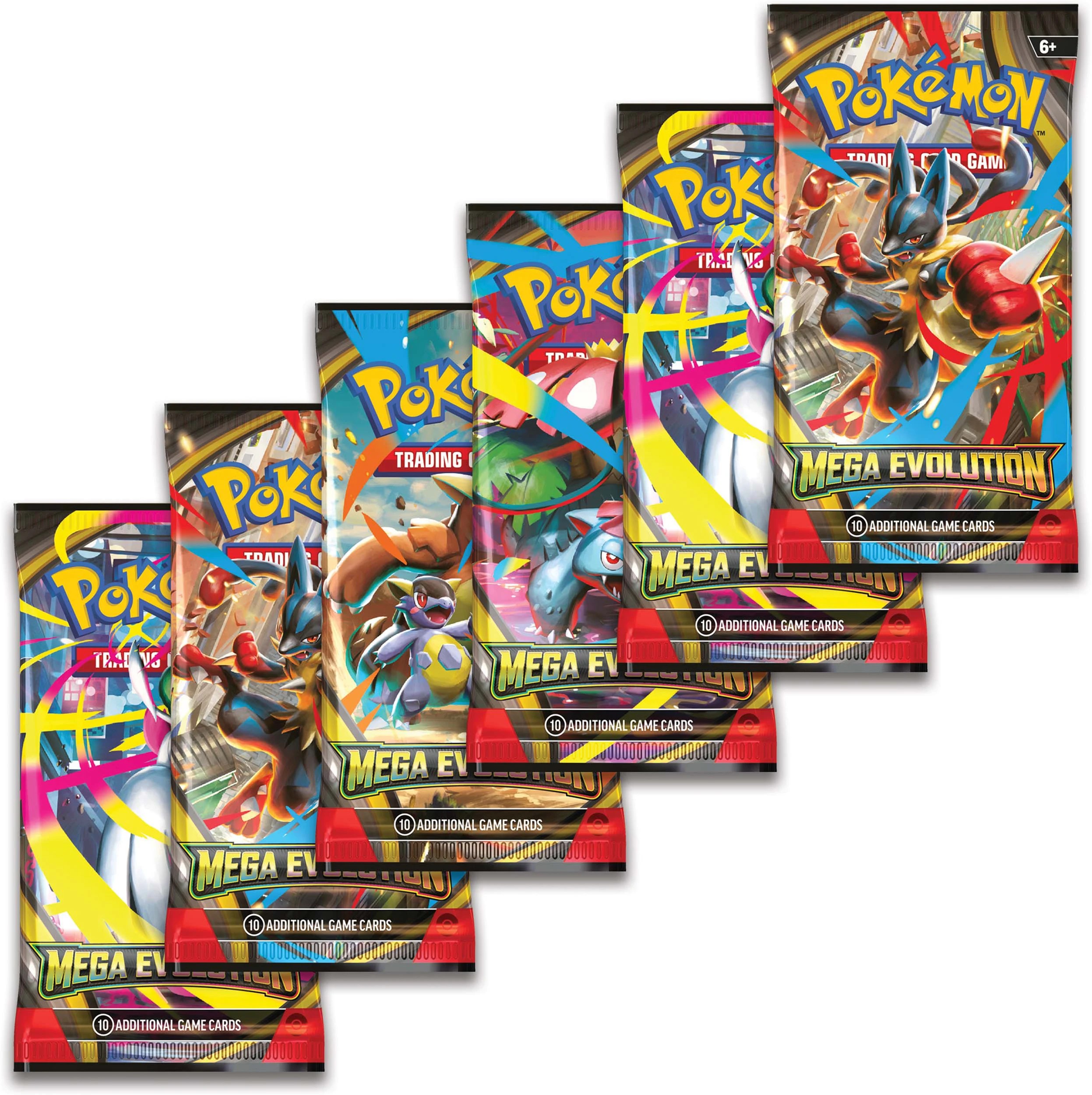 3 Pokemon Trading Card Game: Mega Evolution Booster Bundle, 3 of 8