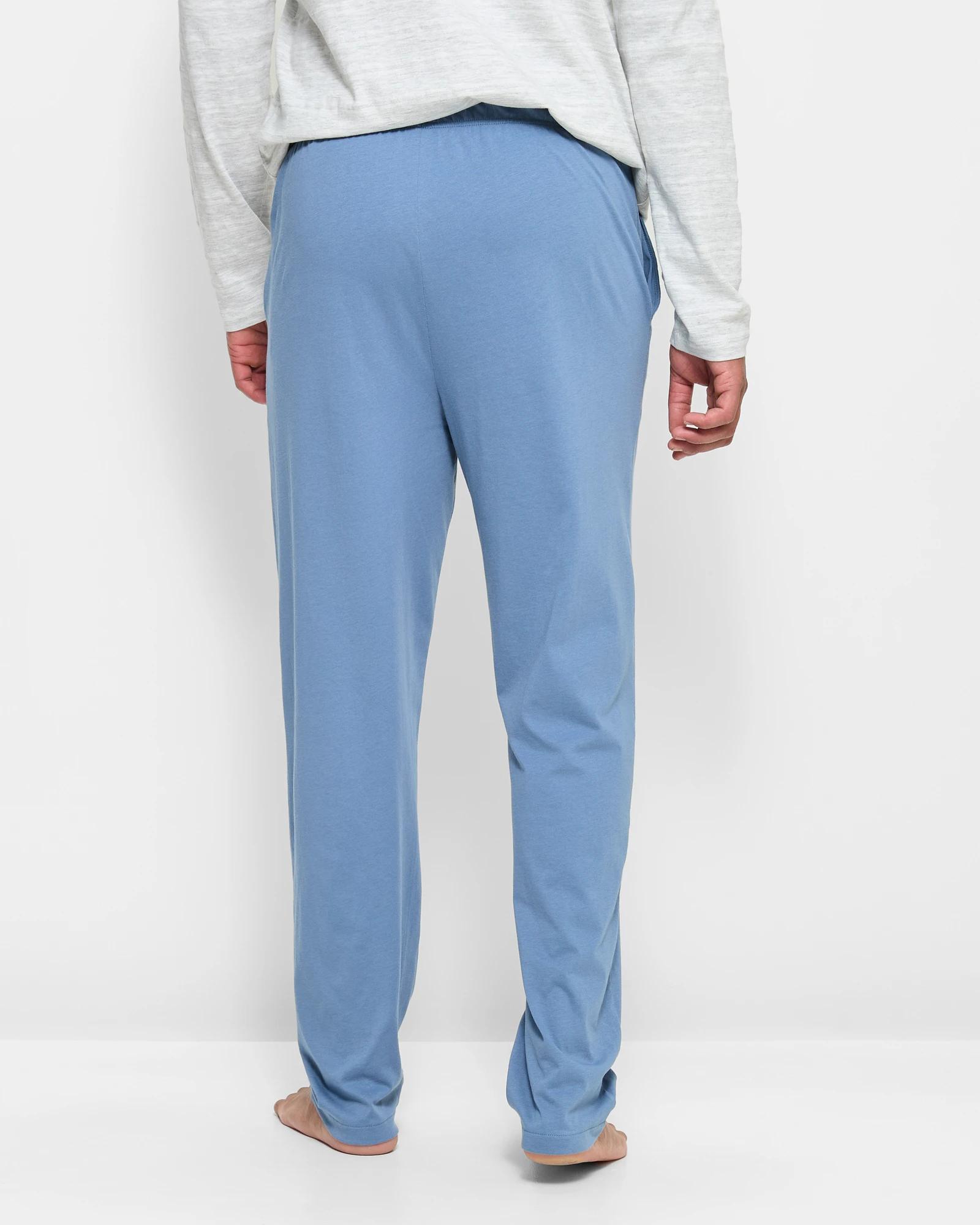 4 Australian Cotton Jersey Sleep Pants - Maxx BLUE, 4 of 5