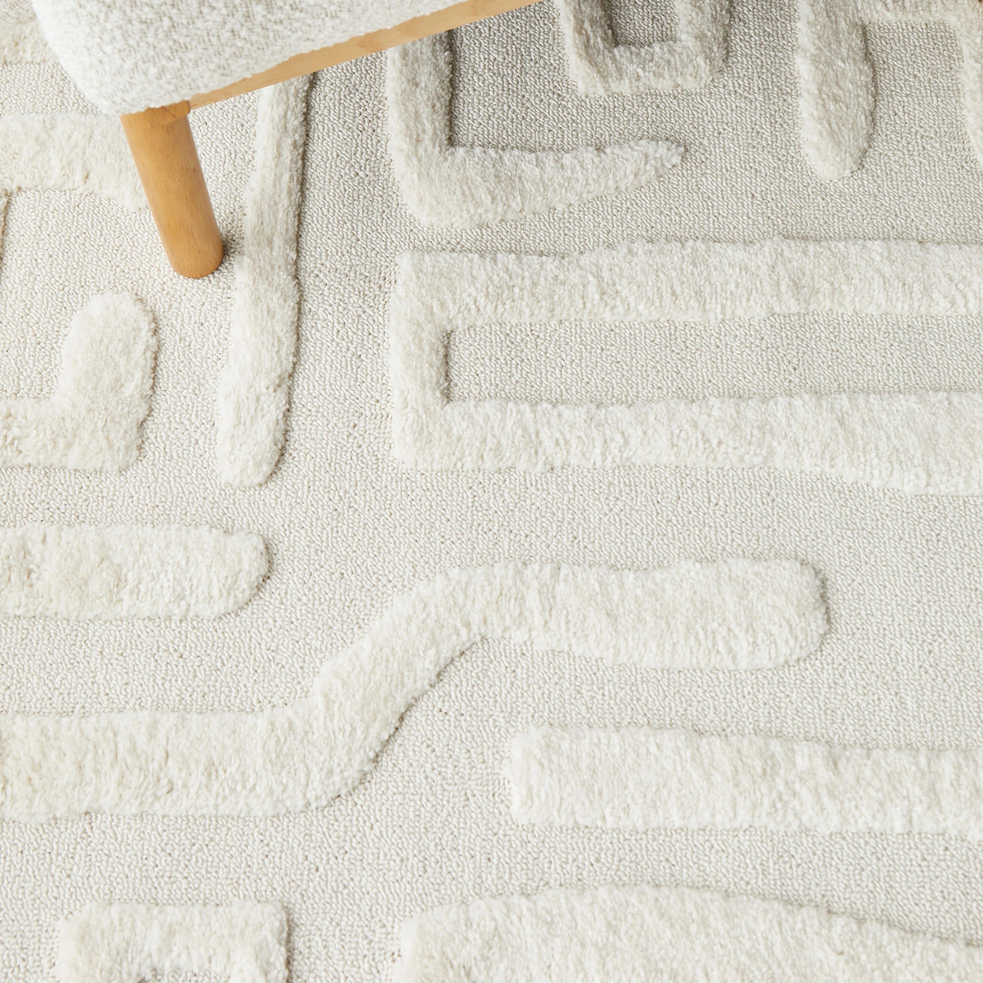 3 Common Ground Rugs Lyrica Arlo 290x200cm - Large Floor Rug - Natural, 3 of 6