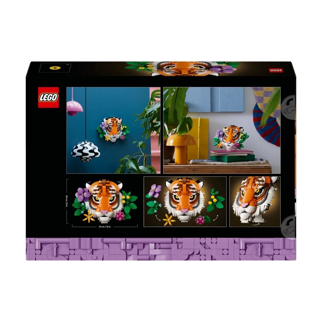 10 LEGO Art The Fauna Collection – Tiger 31217, 10 of 10