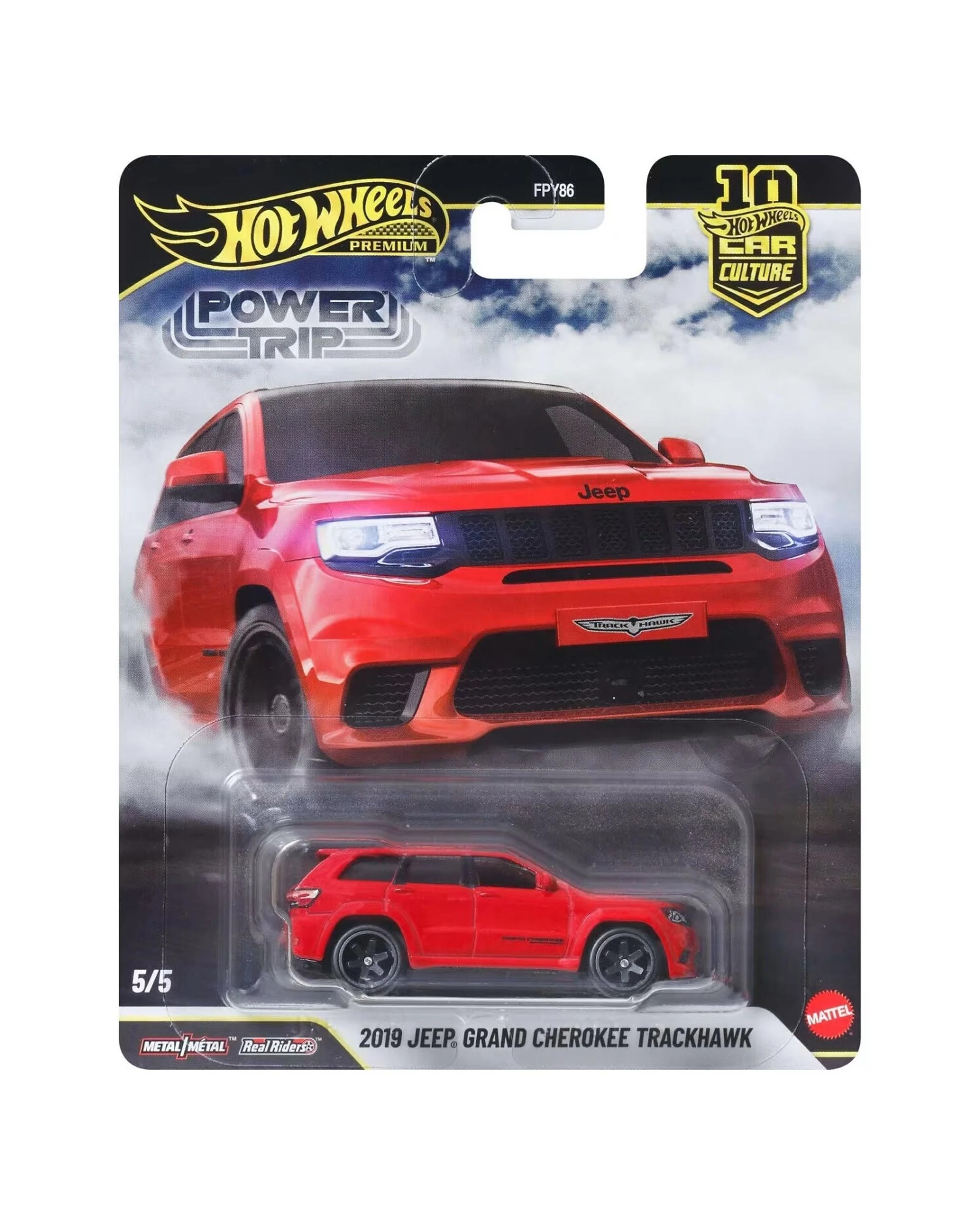 1 Hot Wheels Premium Car Culture Power Trip 2019 Jeep Grand Cherokee Trackhawk Diecast Vehicle, 1 of 2