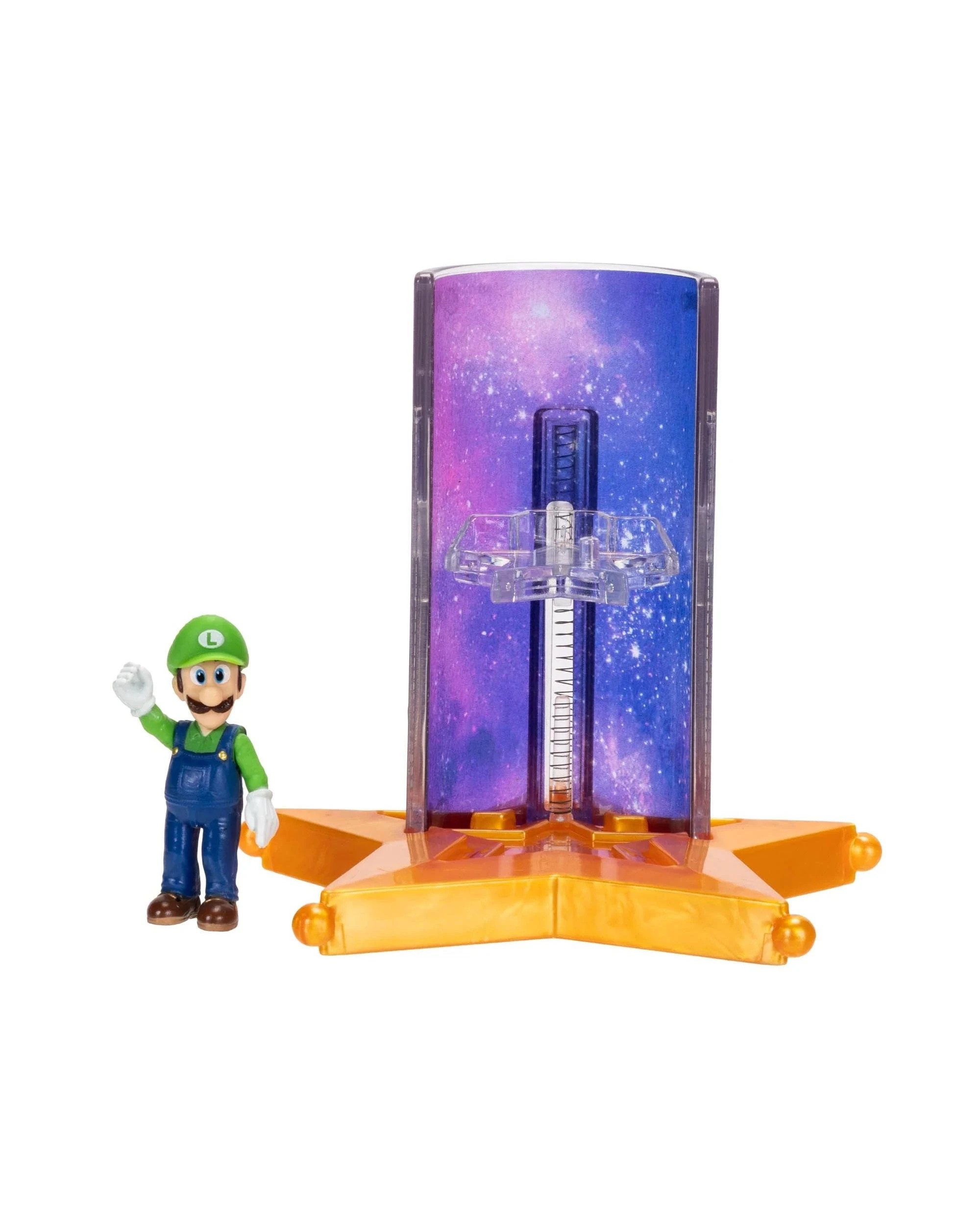 2 The Super Mario Galaxy Movie Luigi Mini Figure with Star Launcher, 2 of 3