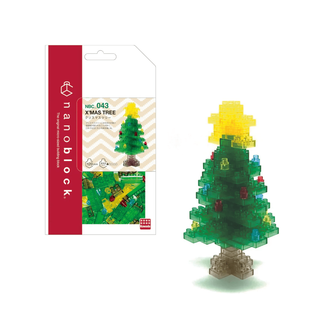 1 Kawada Nanoblock Christmas Tree - Clear, 1 of 4