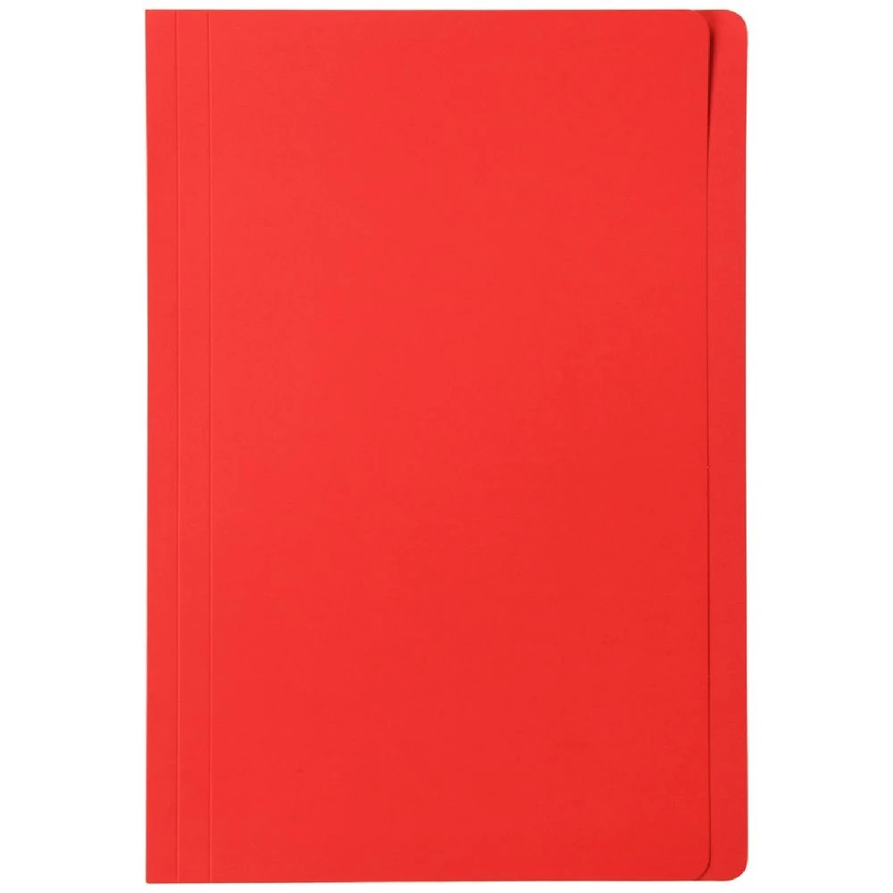 1 J.Burrows Manila Folder Foolscap Red, 1 of 3