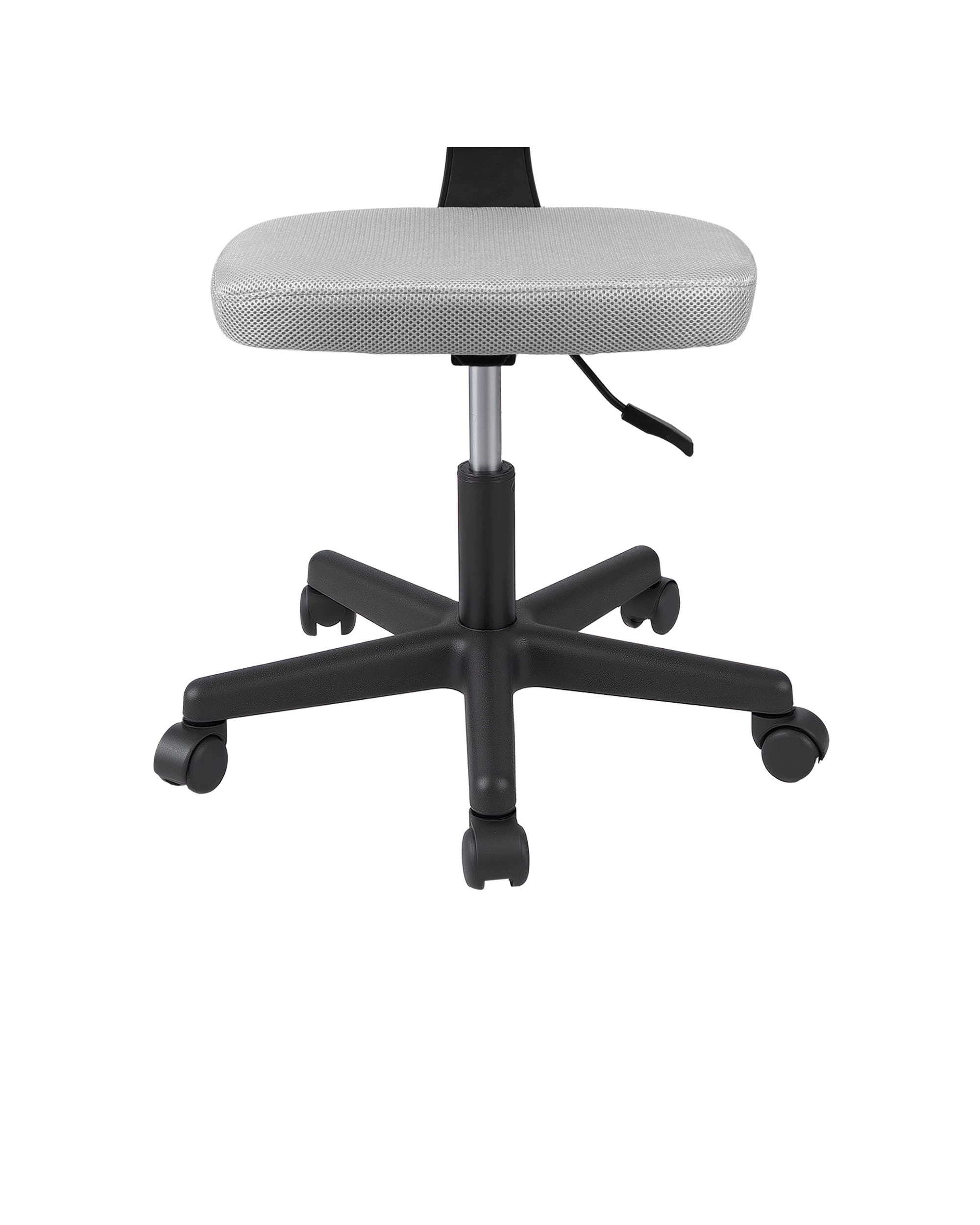 7 Artiss Ergonomic Armless Office Chair Mesh, Home Office Desk Chair Height Adjustable - Grey, 7 of 7