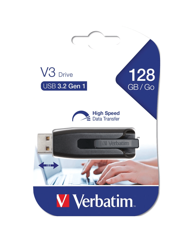 128GB Verbatim V3 USB Drive - B