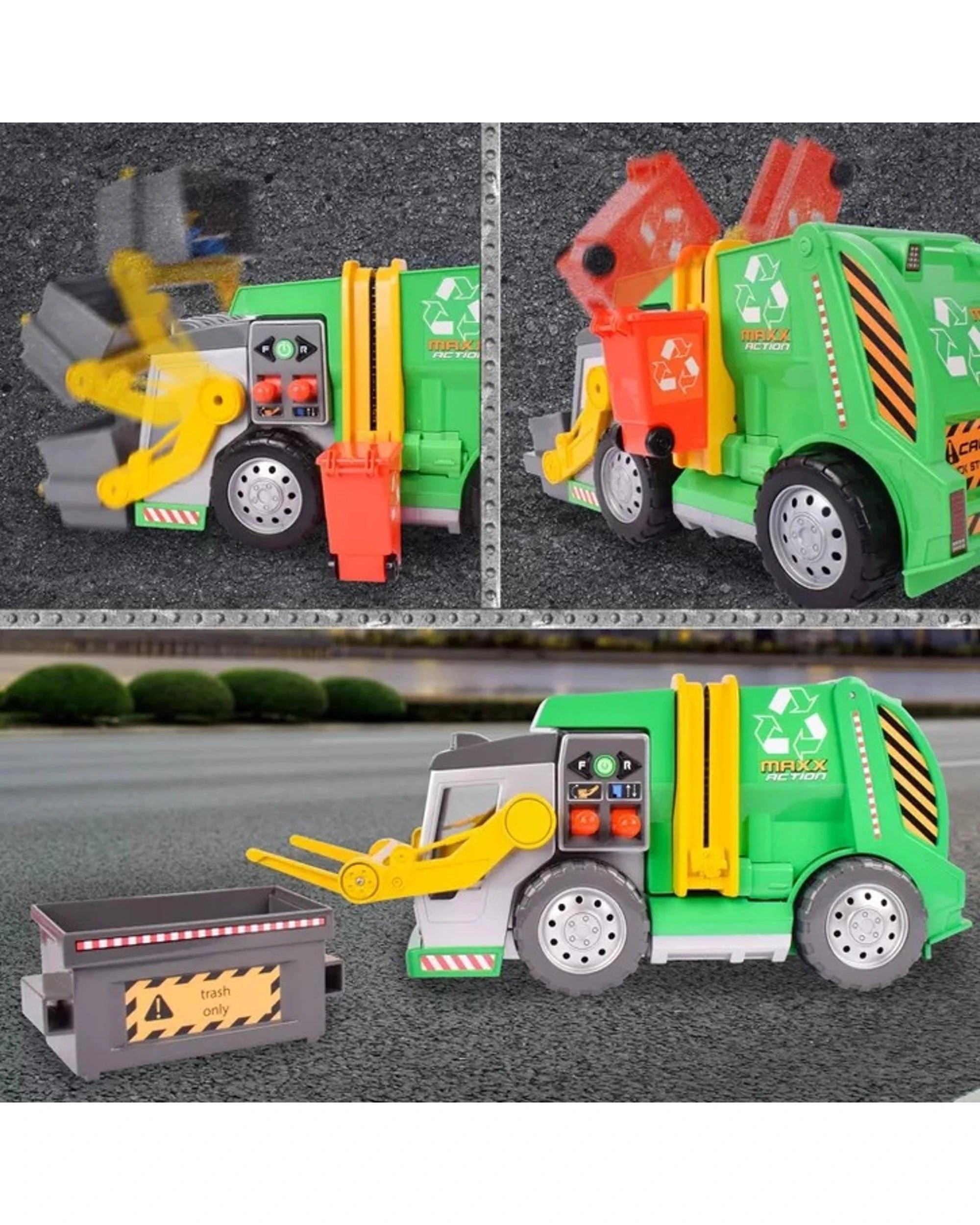 3 TOMY Maxx Action 3-in-1 Maxx Recycler Truck, 3 of 8