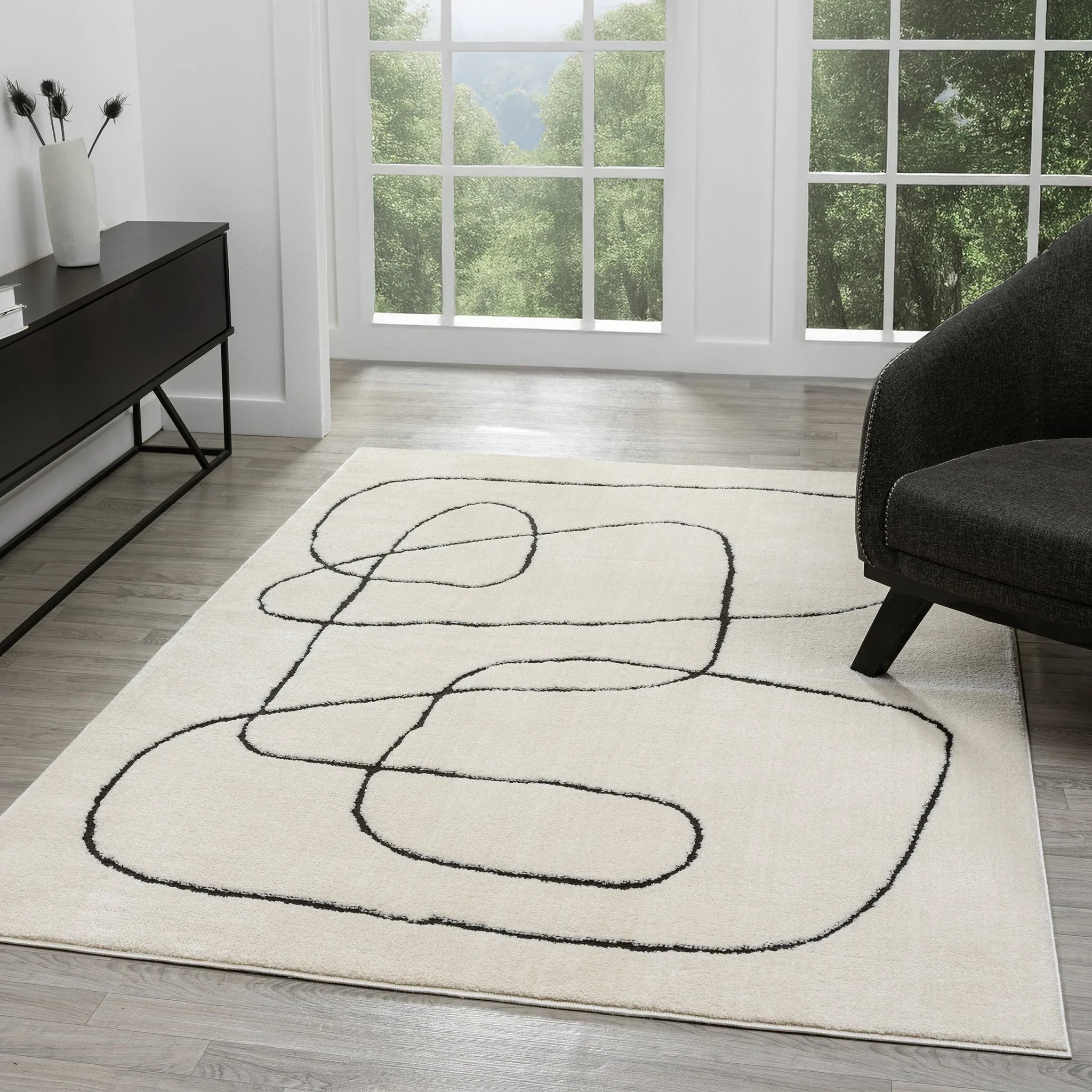 2 La Grace Home Admire Premium Rug - 300x400cm - Ivory, 2 of 10