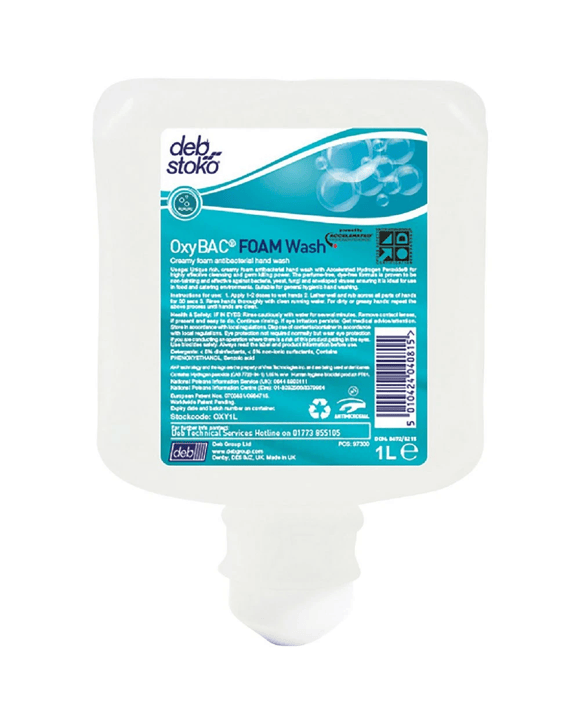 Deb Oxybac Foam Hand Wash 1L