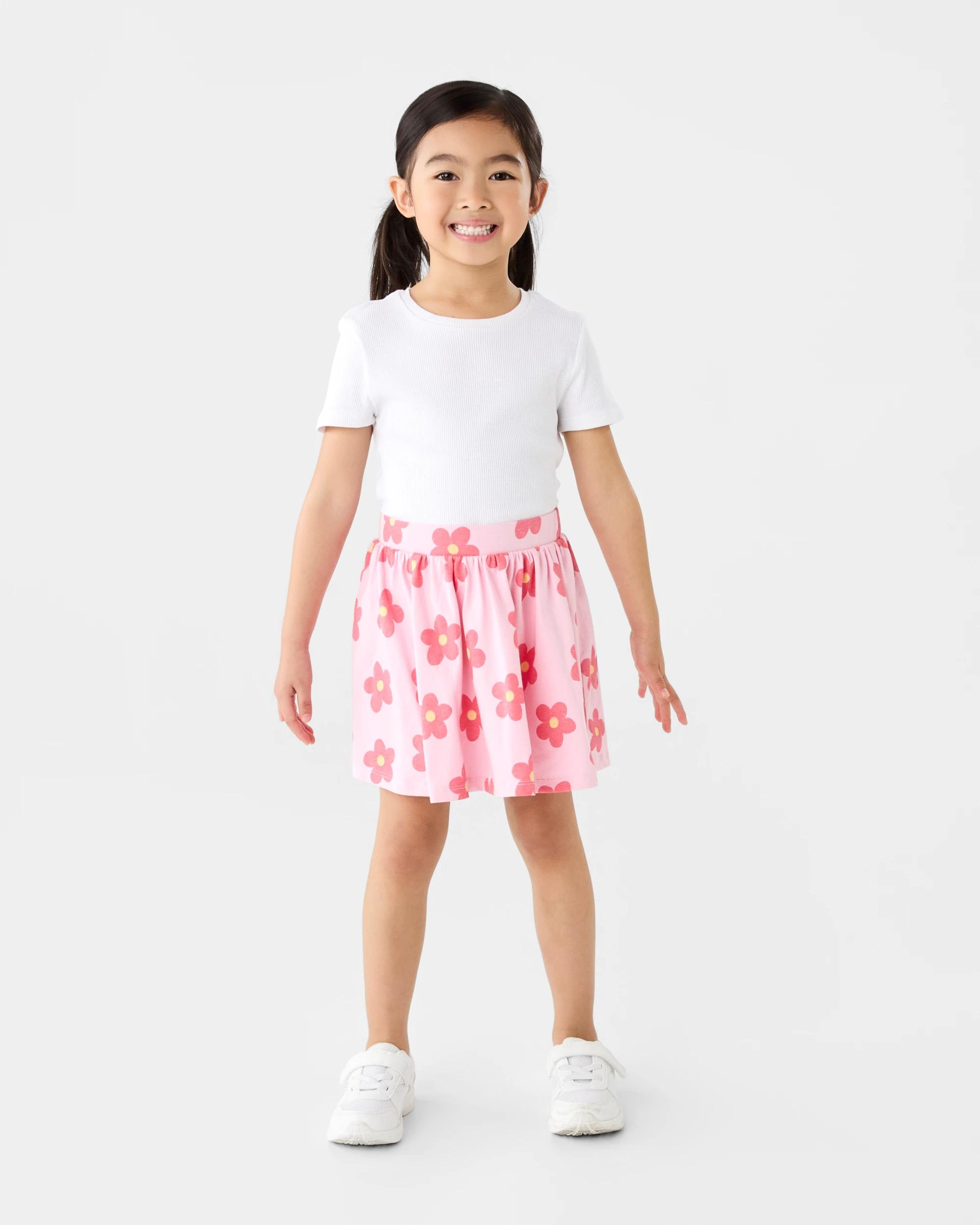 6 Printed Skort Pnk Floral, 6 of 7