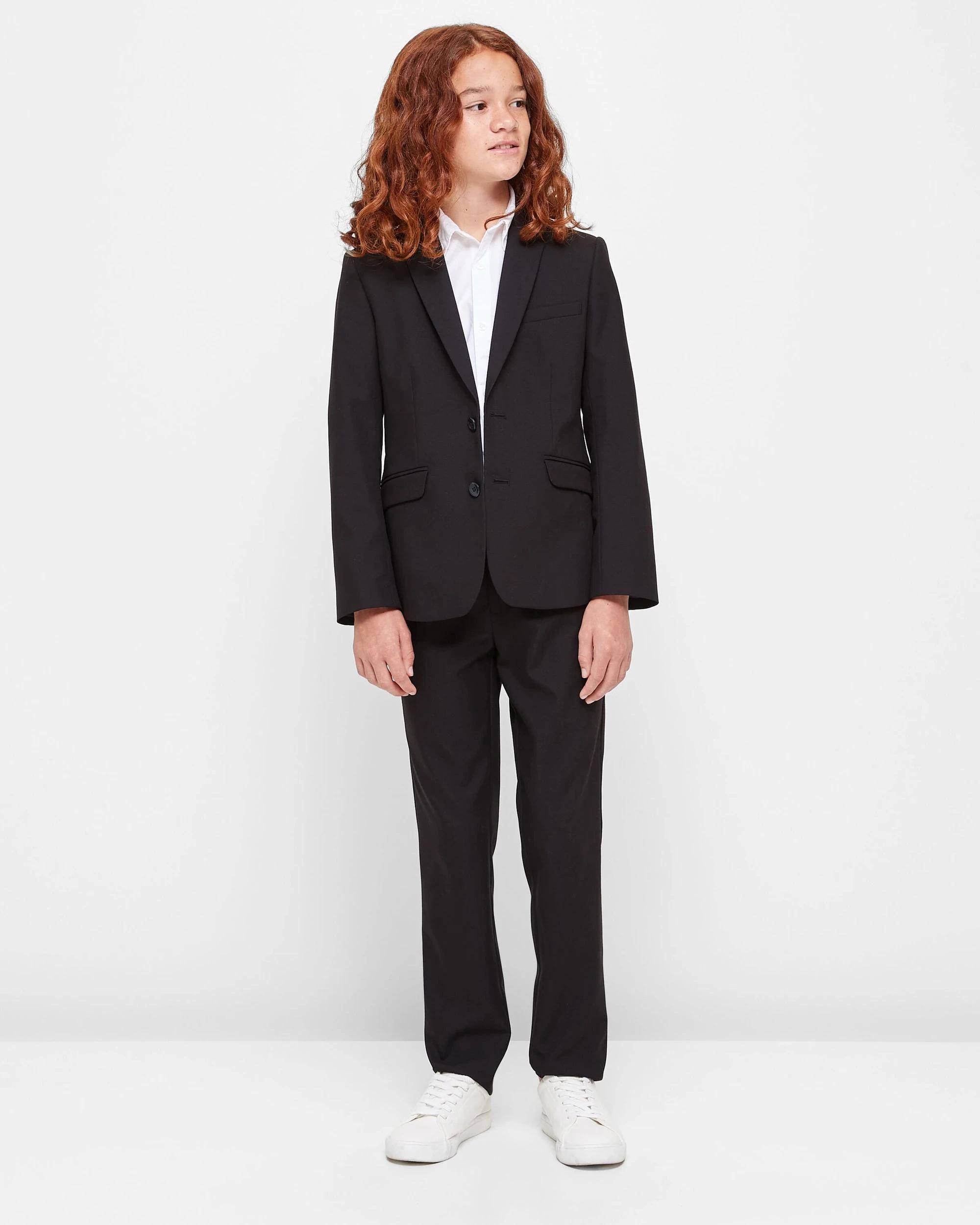 2 Target Kids Boys Suiting Pants BLACK, 2 of 4