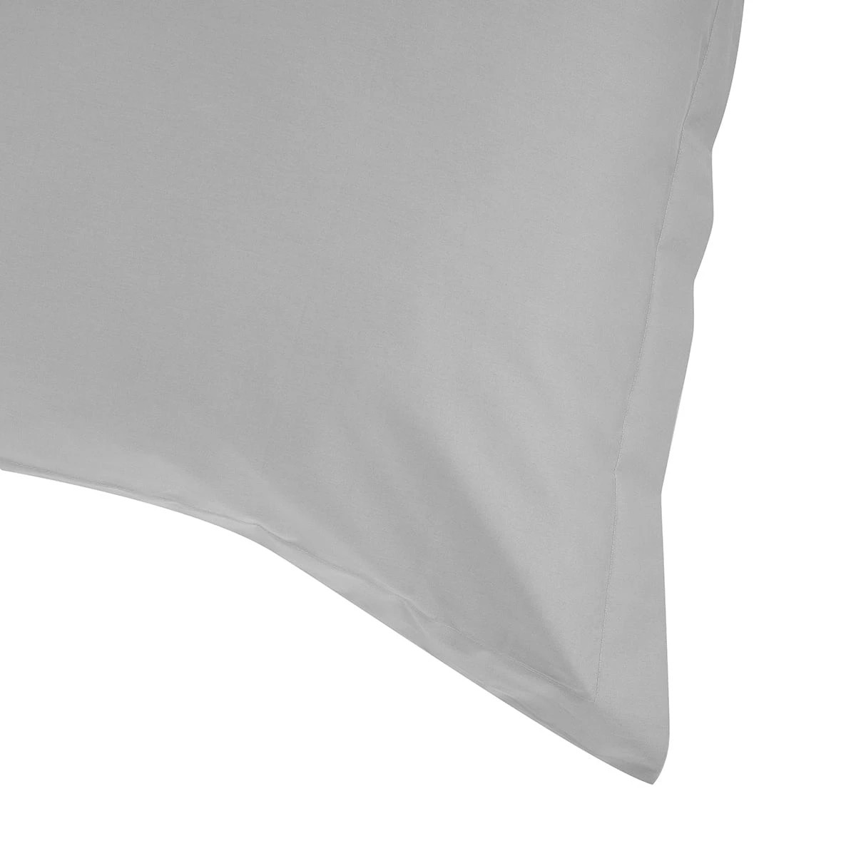 3 500 Thread Count Cotton European Pillowcase - Silver, 3 of 5