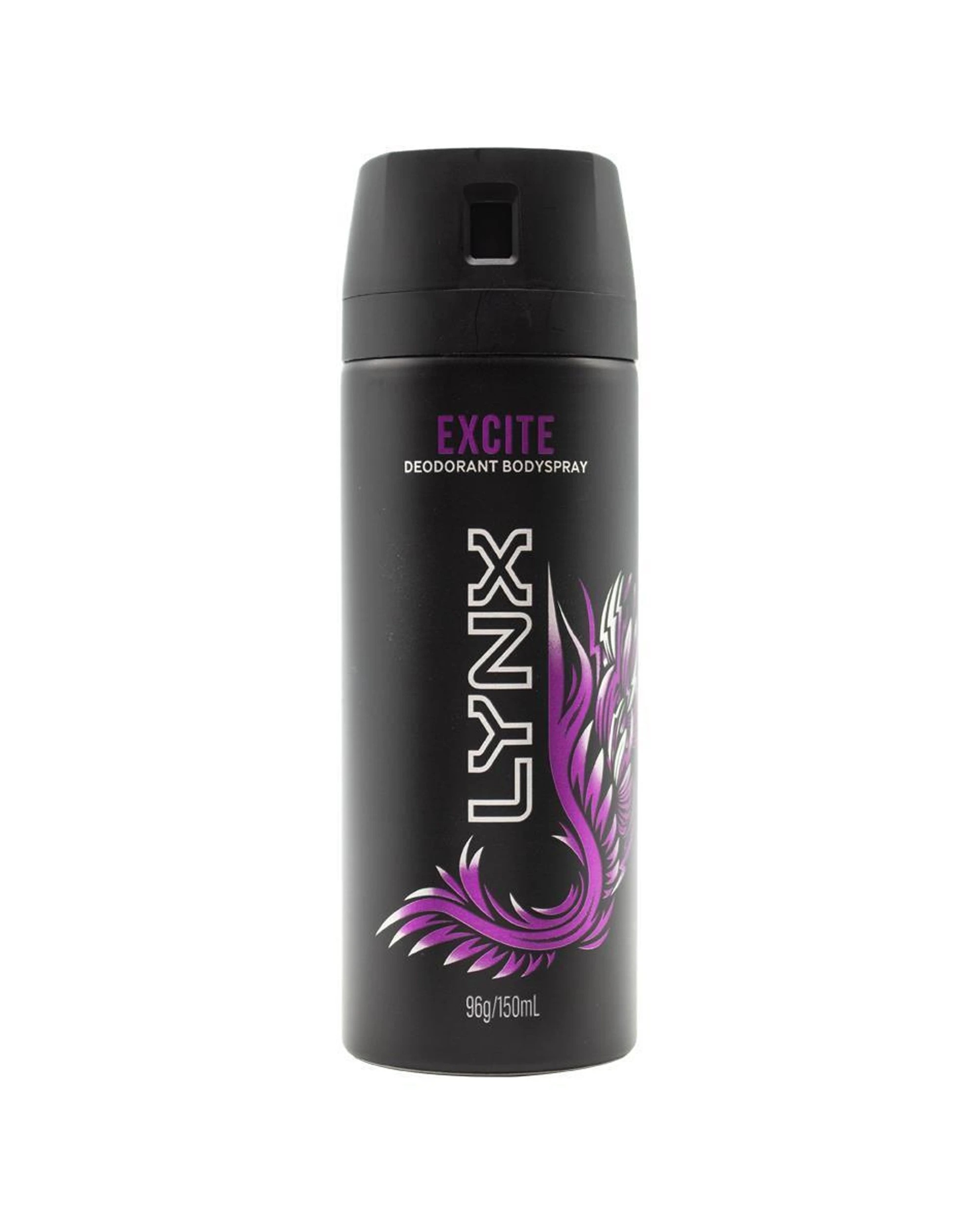 2 Lynx 6PK Deodorant Fragrance 150ml 48h Protection Bodyspray Excite - Black, 2 of 4