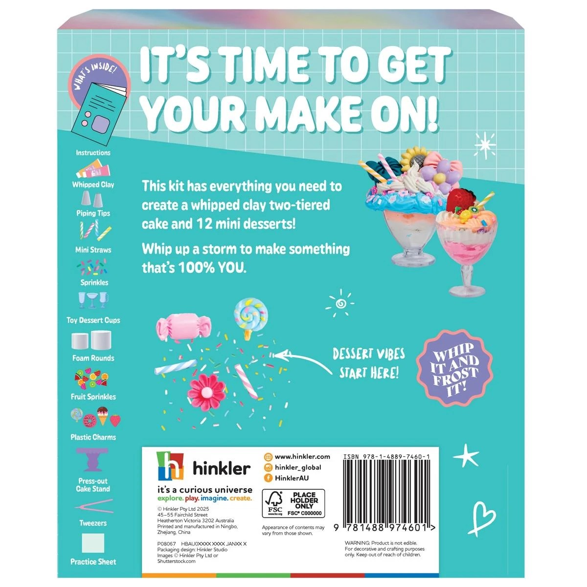 4 Oh My Craft! Mini Desserts Whipped Clay Kit, 4 of 9